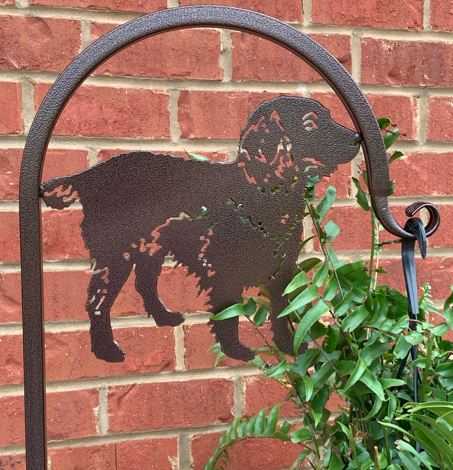 Dachshund Shepherd Hook- Your Color Choice (Powder Coated Finish- Choose from Four Display Options- With or without Name/Text