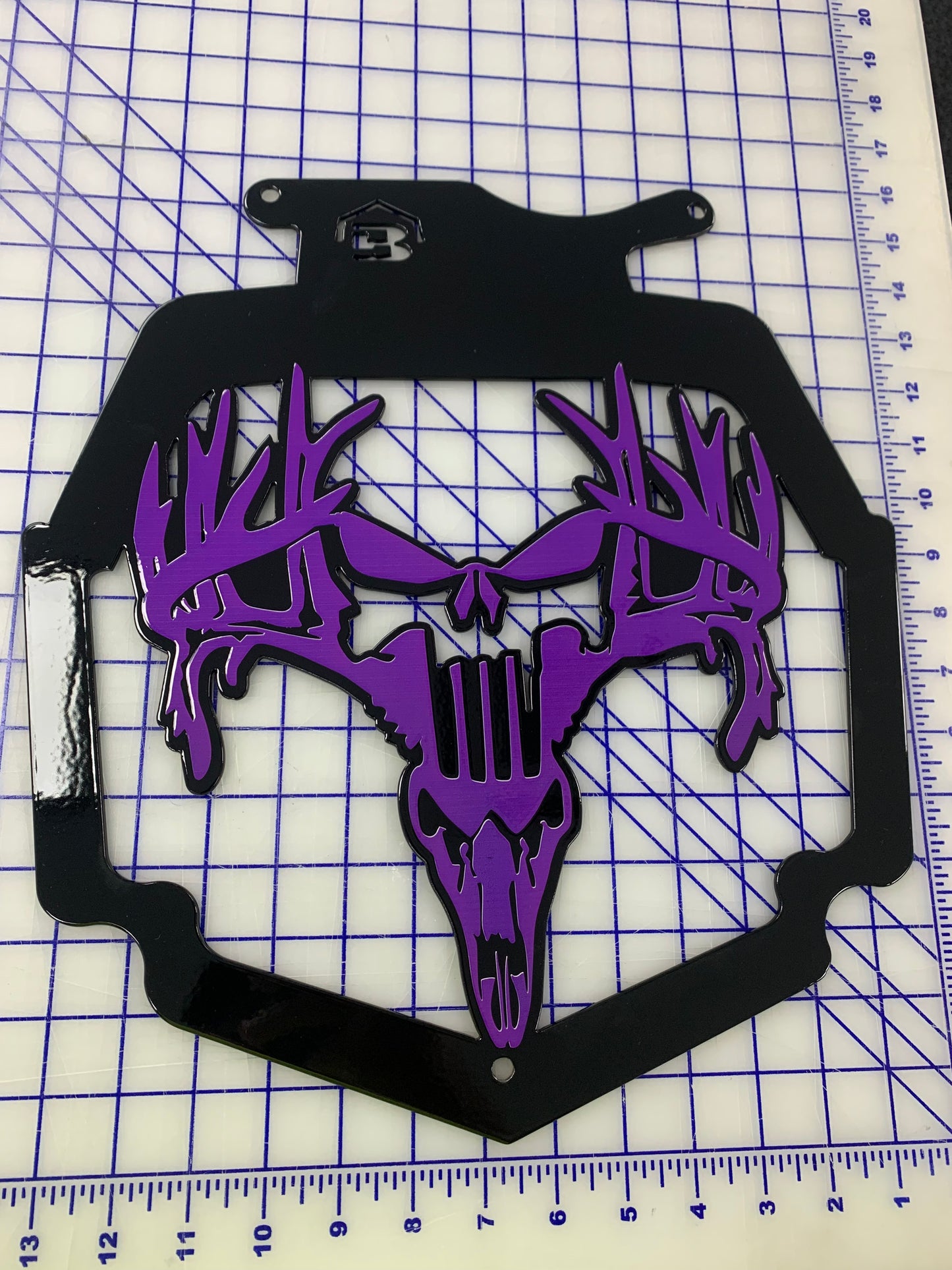 Deer and Skull Radiator cover fits Can Am Outlander Max XMR 450 570 650 850 1000 - Your Color Choices