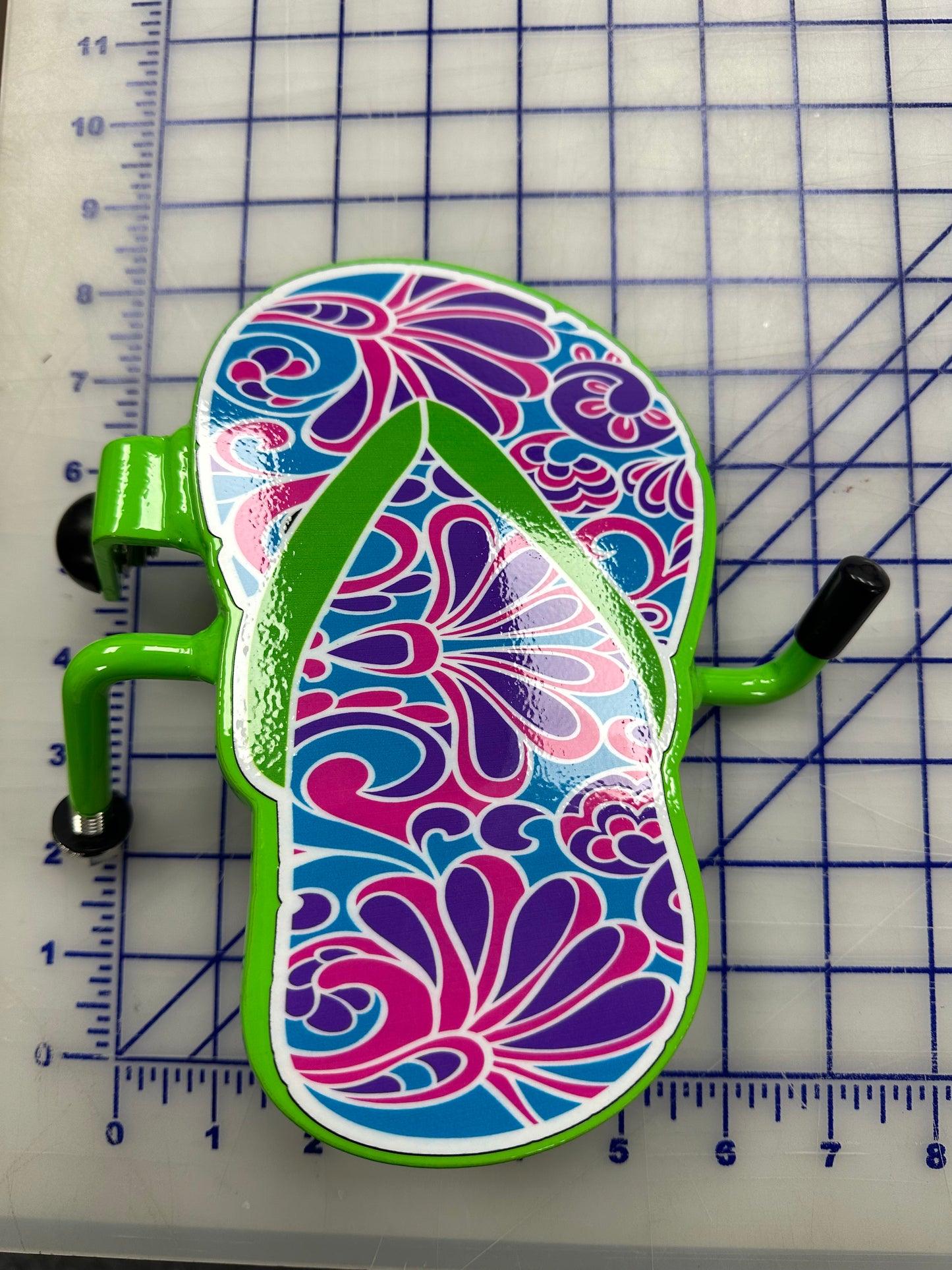 Pair of Colorful Flip Flop Foot Pegs your base color choice- your strap/thong color choice