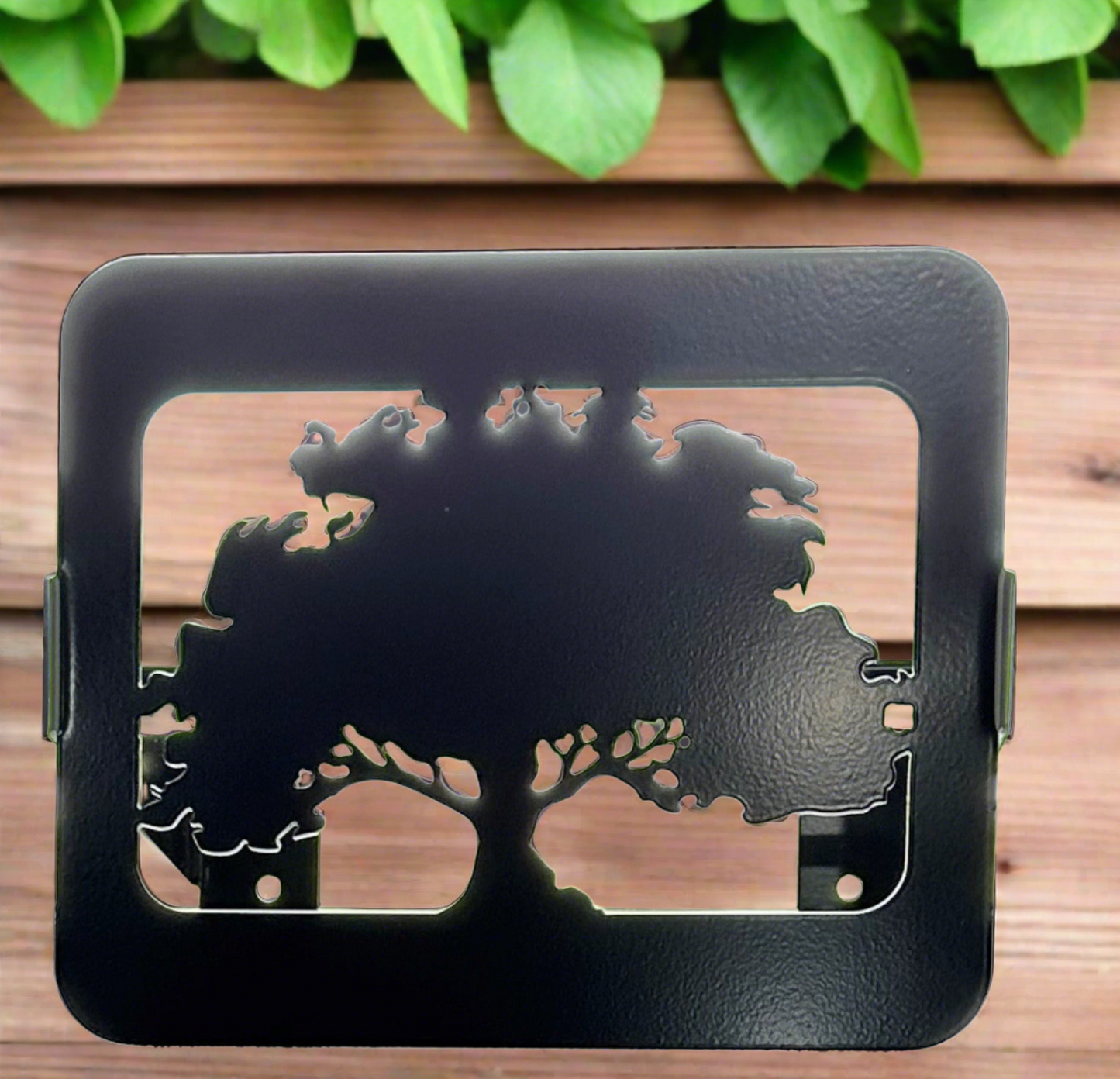 Custom Water Hose Hanger, Custom Garden Hose Holder, Oak Tree Design, Your Color Choice, Post Mount or Wall Mount, Your Choice