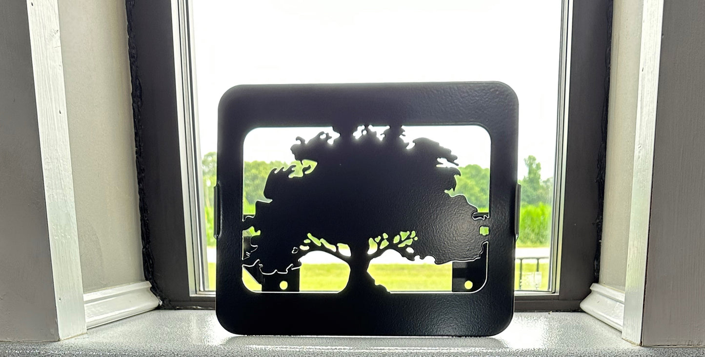 Custom Water Hose Hanger, Custom Garden Hose Holder, Oak Tree Design, Your Color Choice, Post Mount or Wall Mount, Your Choice