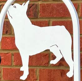 Double German Shepherd- Shepherd Hook- Your Color Choice-Four Display Options