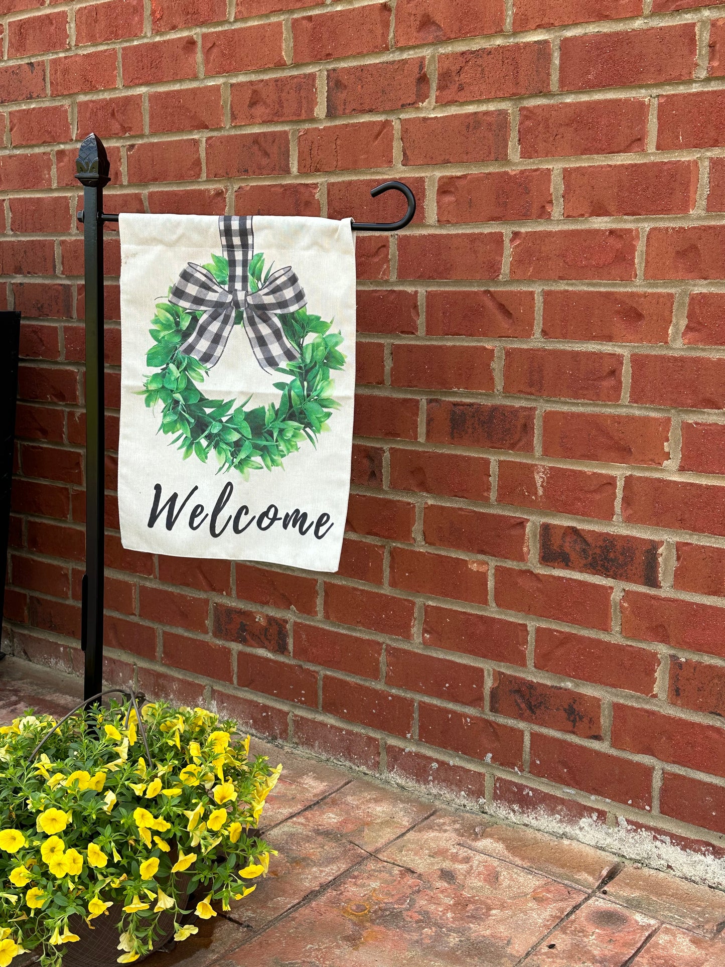 Colorful Garden Flag Holder your powder coated color choice-Your display choice-Your topper choice