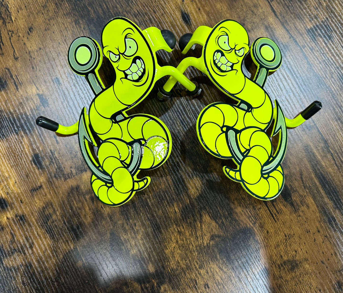Create Your CUSTOM Foot Pegs-Your color choice-Your design Choice- Powder Coated Twice for Durability and Protection