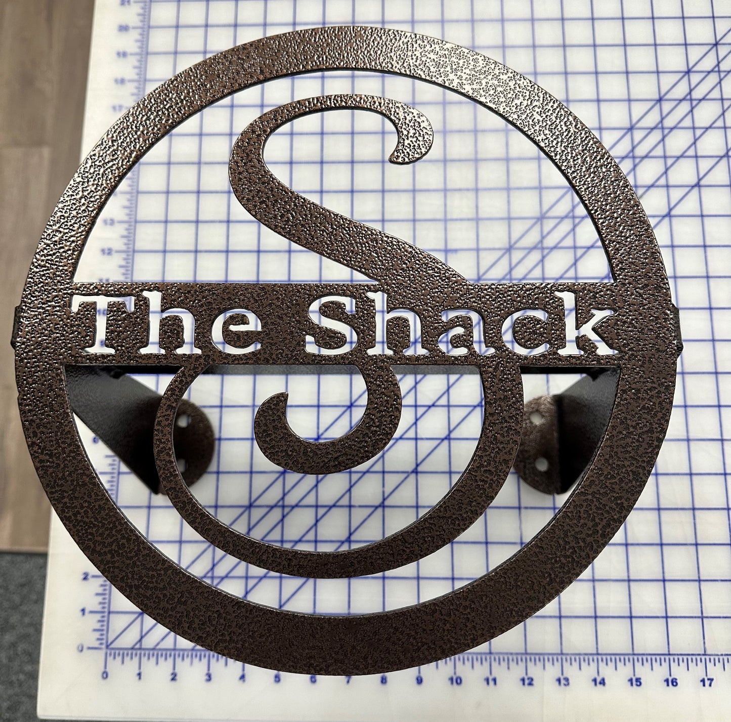 Custom Water Hose Holder-Choose Your Initial/Text/Color- Wall or Post Mount