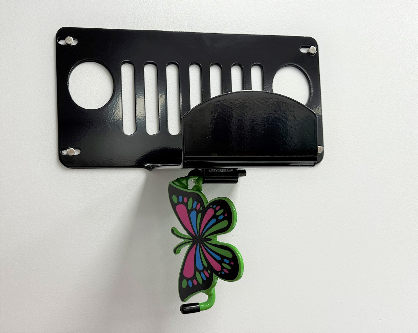 Pair of Colorful Butterfly Foot Pegs your base color choice