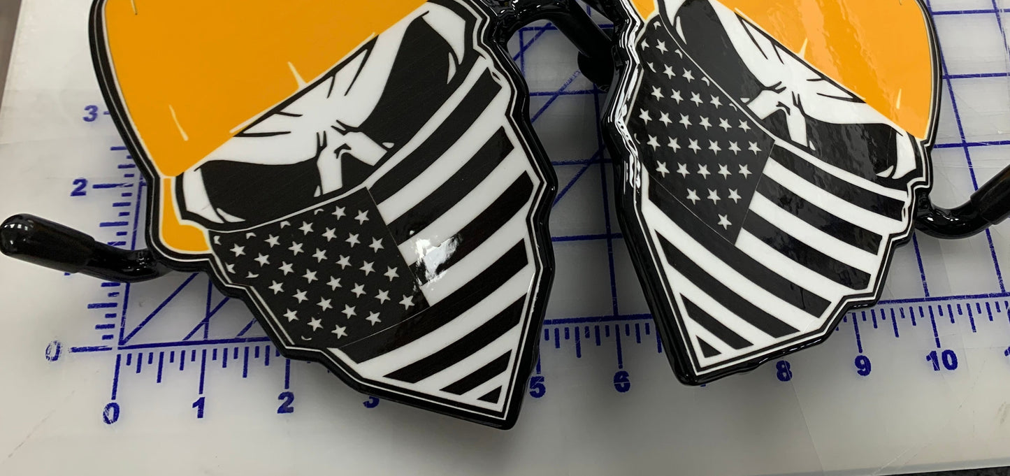 Create Your CUSTOM Foot Pegs-Your color choice-Your design Choice- Powder Coated Twice for Durability and Protection