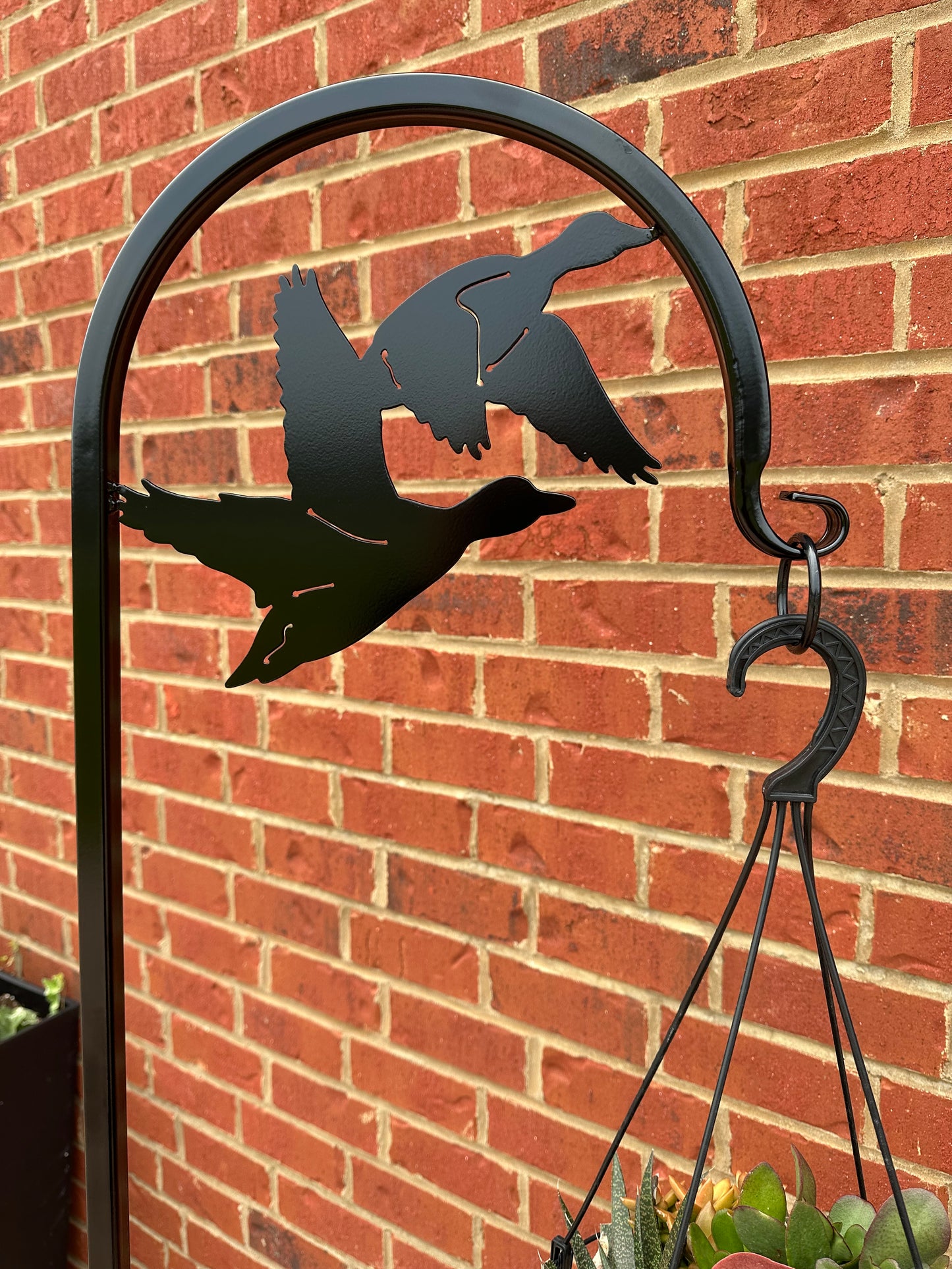 Flying Ducks Shepherd Hook Your Color and Base/Display Choice