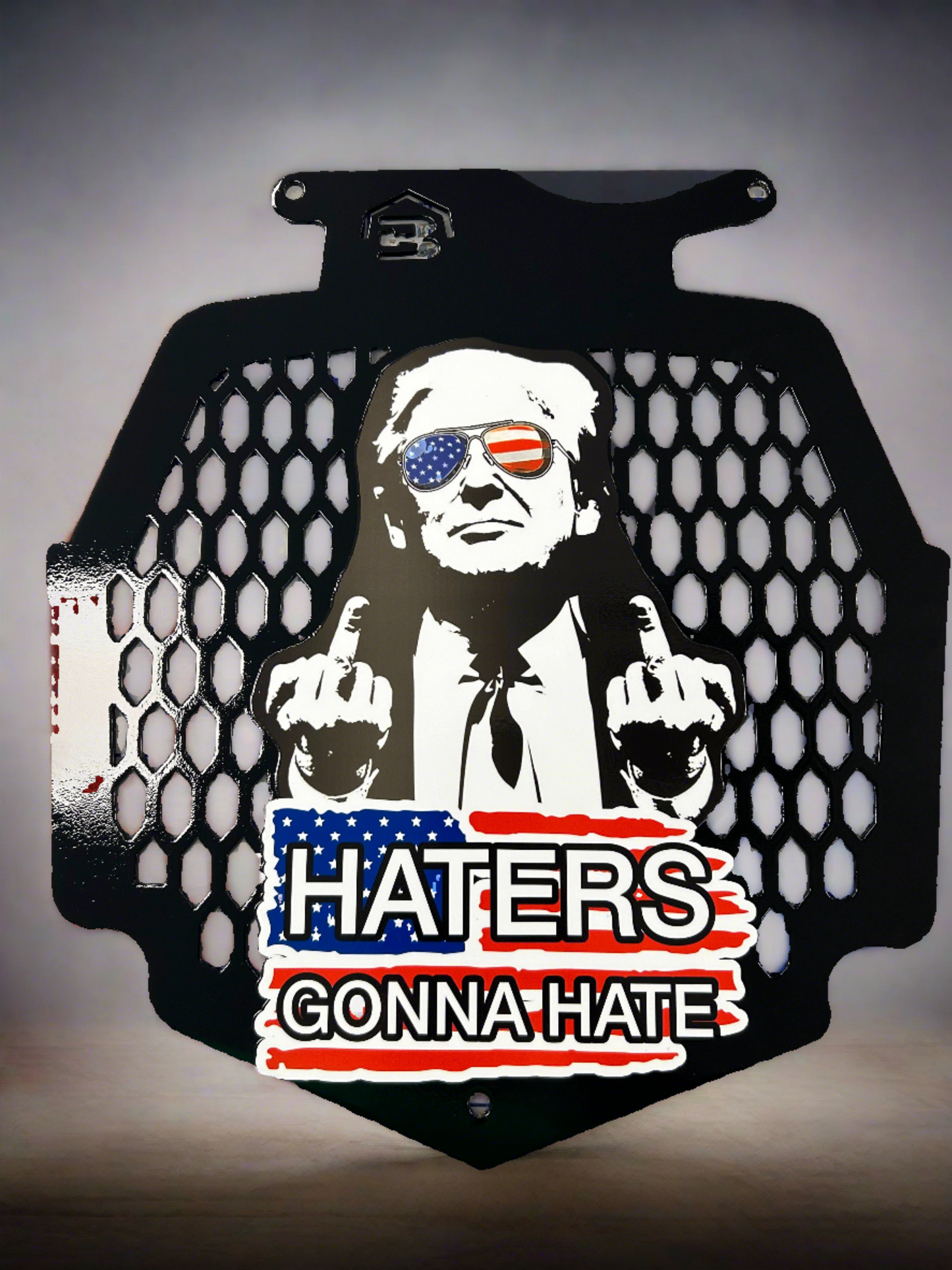 Haters Gonna Hate Radiator cover fits Can Am Outlander Max XMR 450 570 650 850 1000 - Your Color Choices