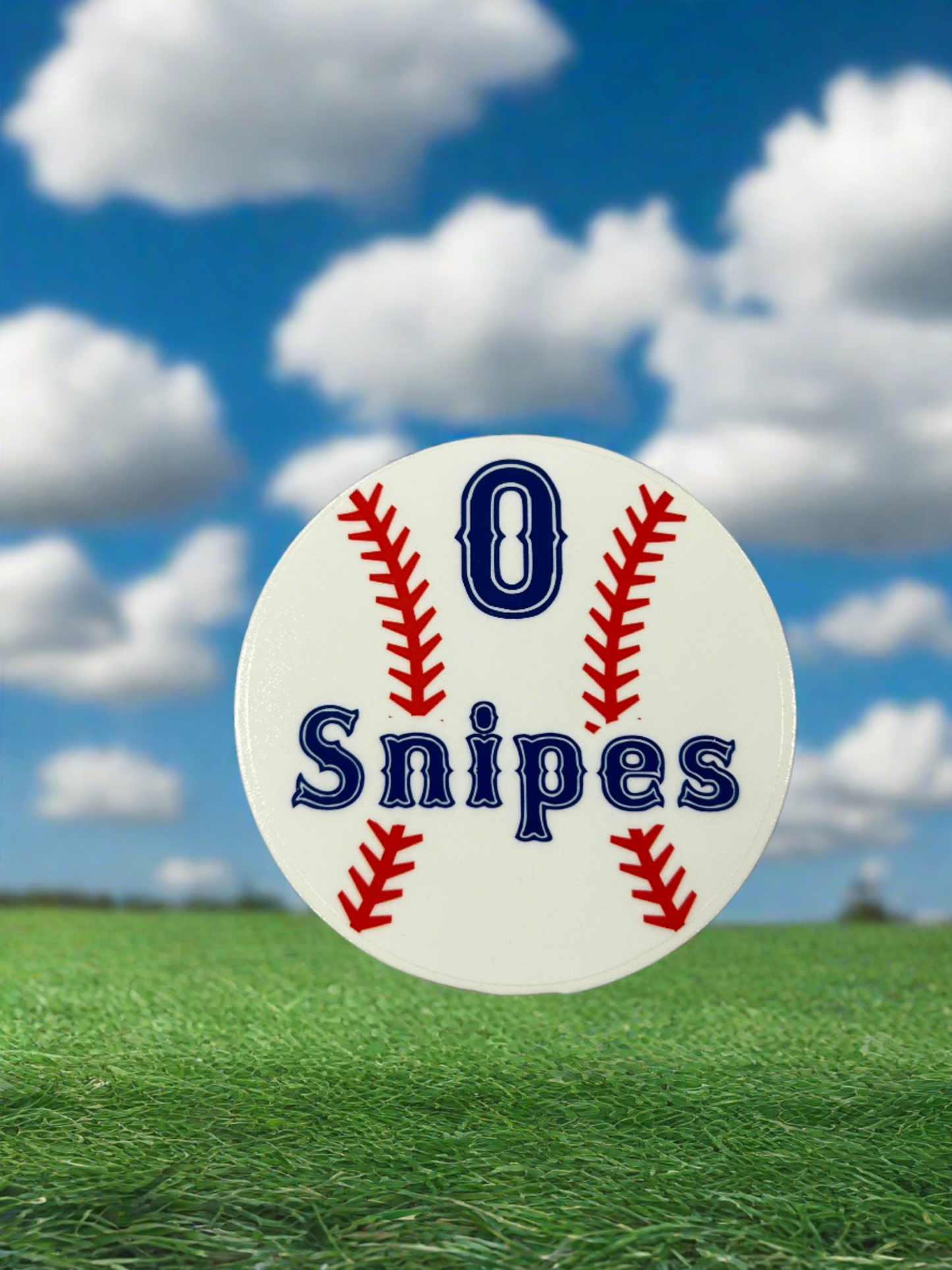 Custom Baseball Receiver Hitch Cover- With name and player number.