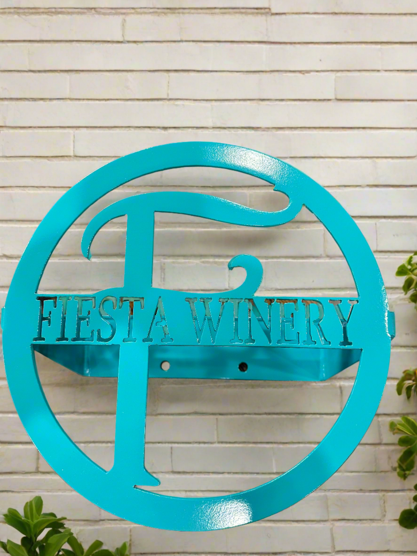 Custom Water Hose Holder-Choose Your Initial/Text/Color- Wall or Post Mount