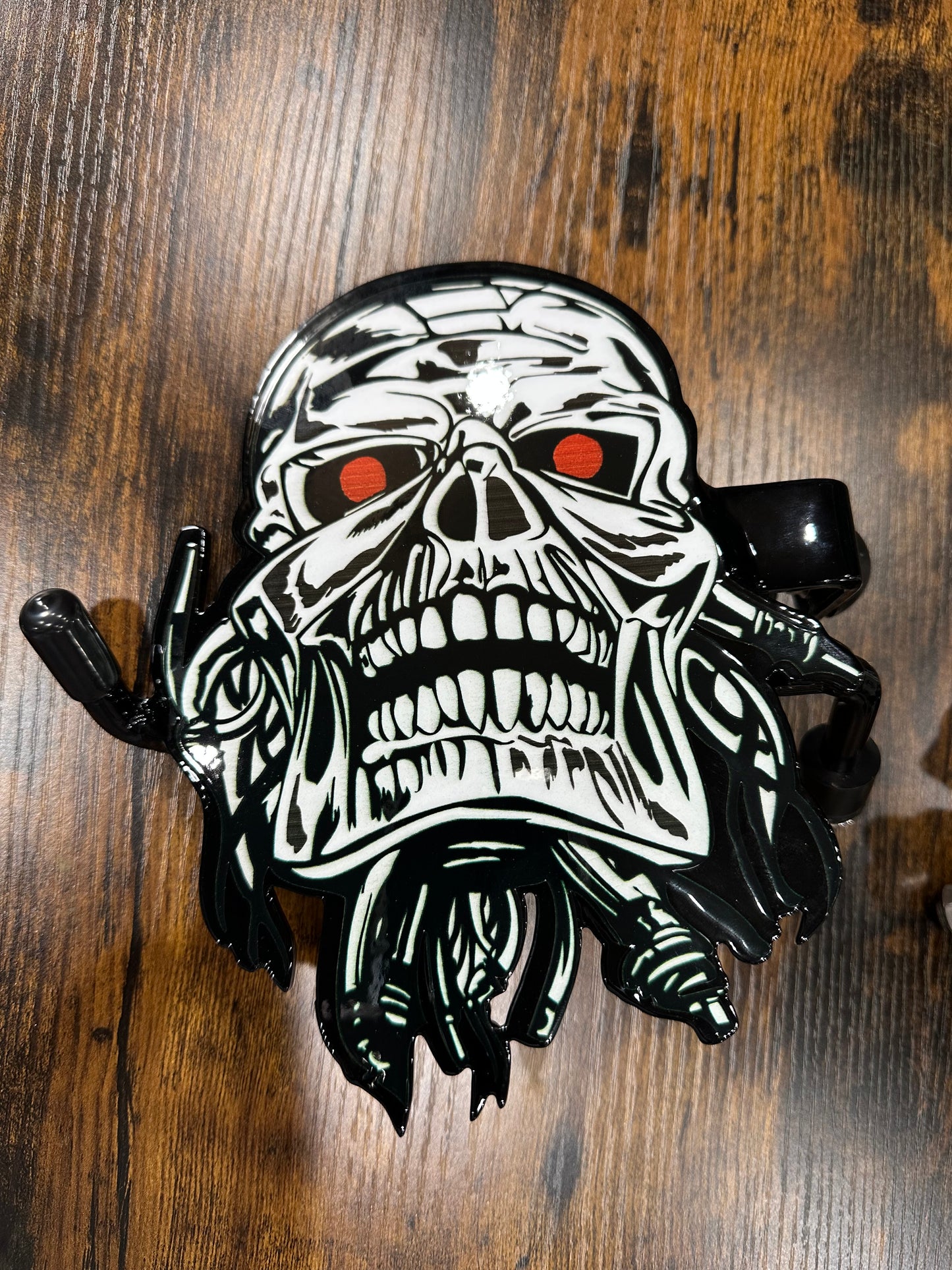 Pair of Skull Foot Pegs your color choice