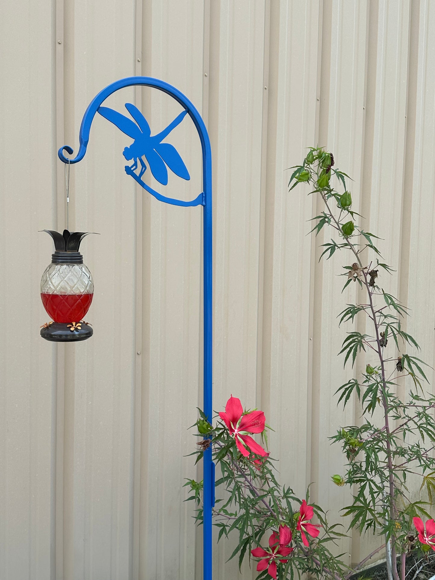 Dragon Fly Shepherd Hook- Your color choice-Four display options