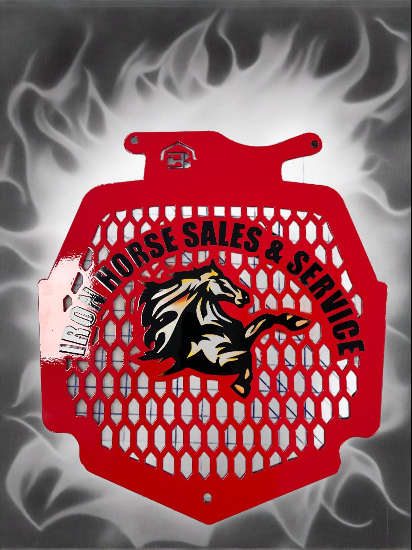 CUSTOM CREATE YOUR OWN Radiator Cover- Your Name/Logo/Color Choice(s) -fits Can Am Outlander Max XMR 450 570 650 850 1000