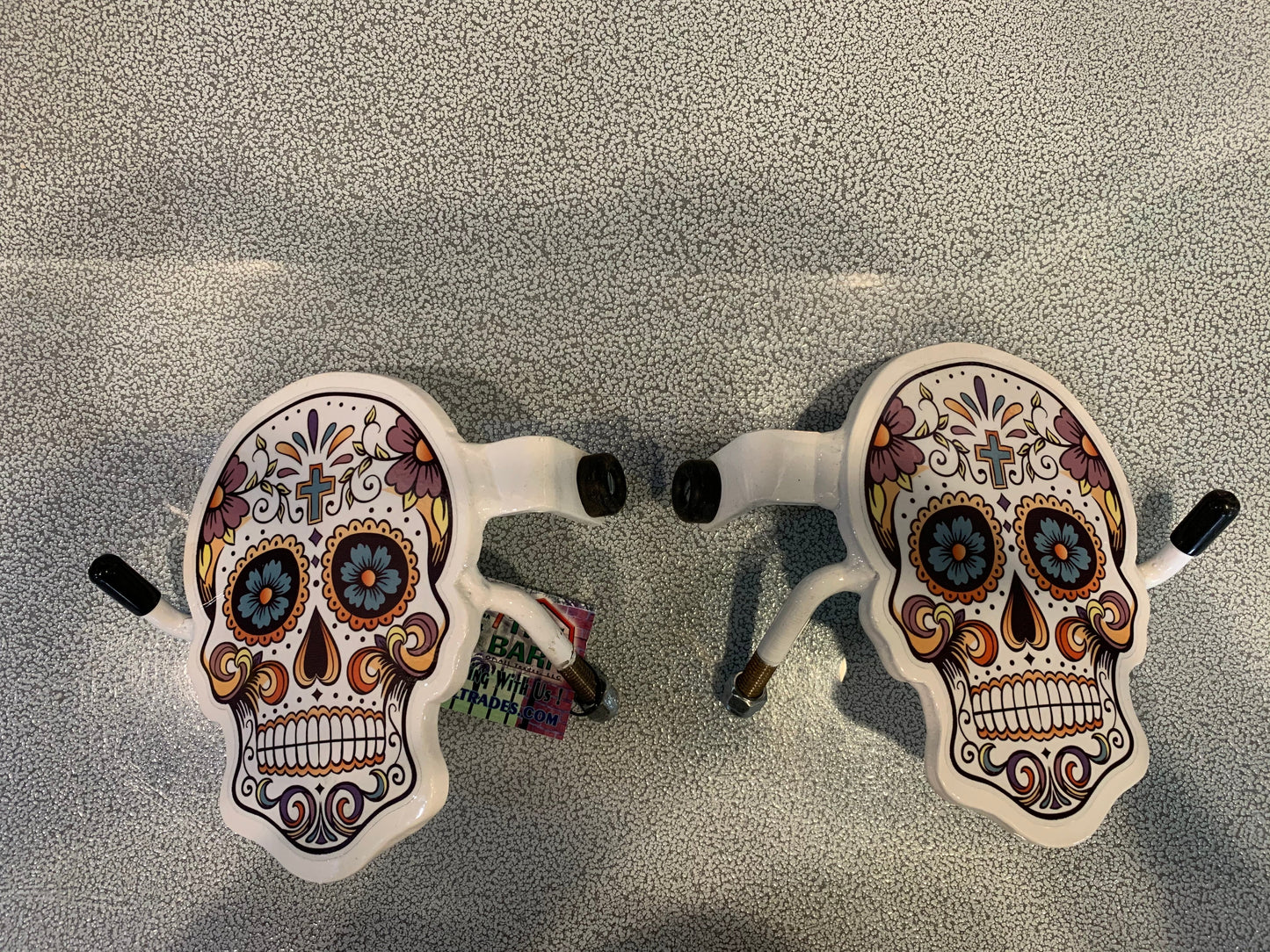 Create Your CUSTOM Foot Pegs and Hitch Cover SET -Your color choice-Your design choice