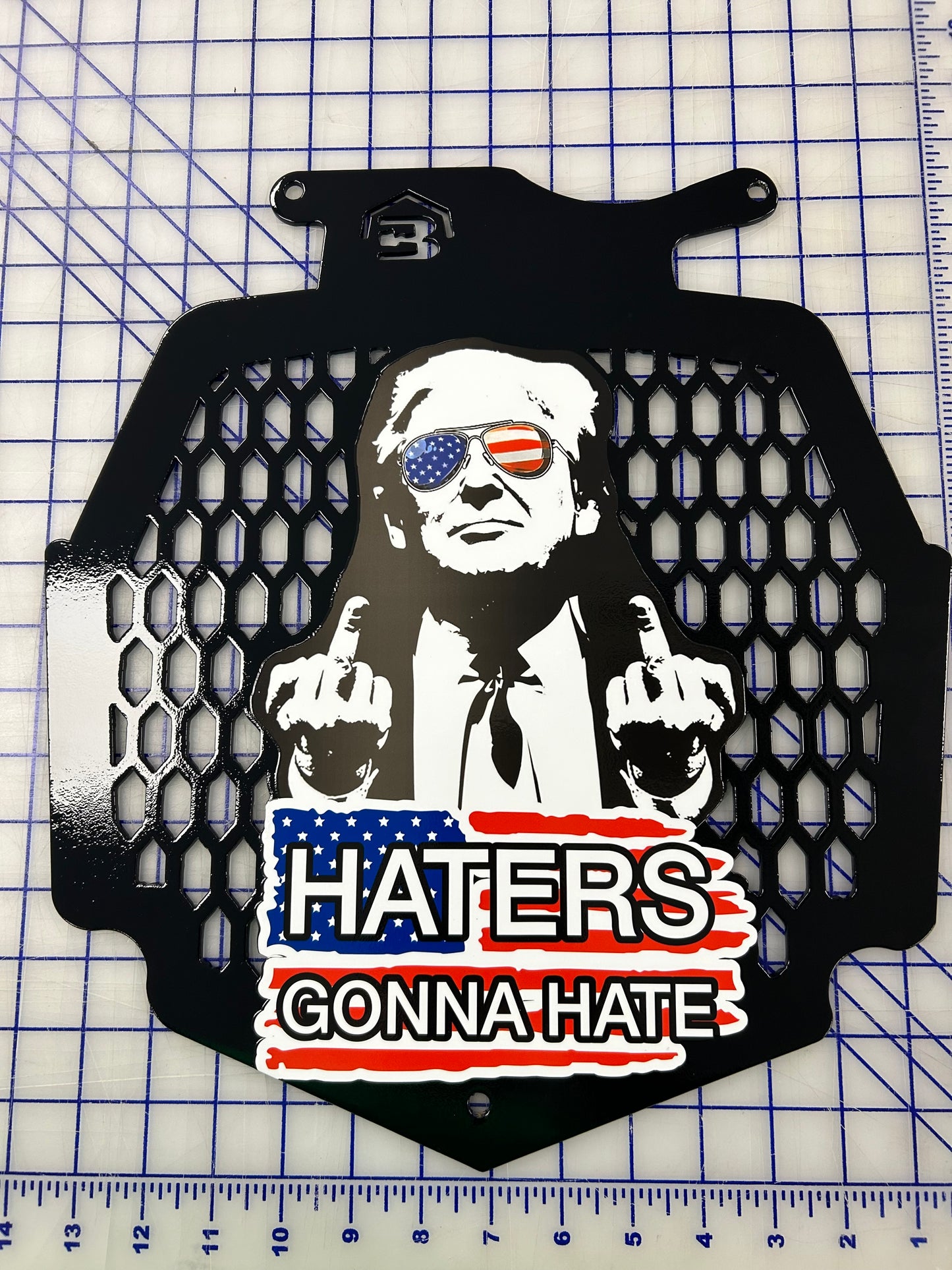 Haters Gonna Hate Radiator cover fits Can Am Outlander Max XMR 450 570 650 850 1000 - Your Color Choices