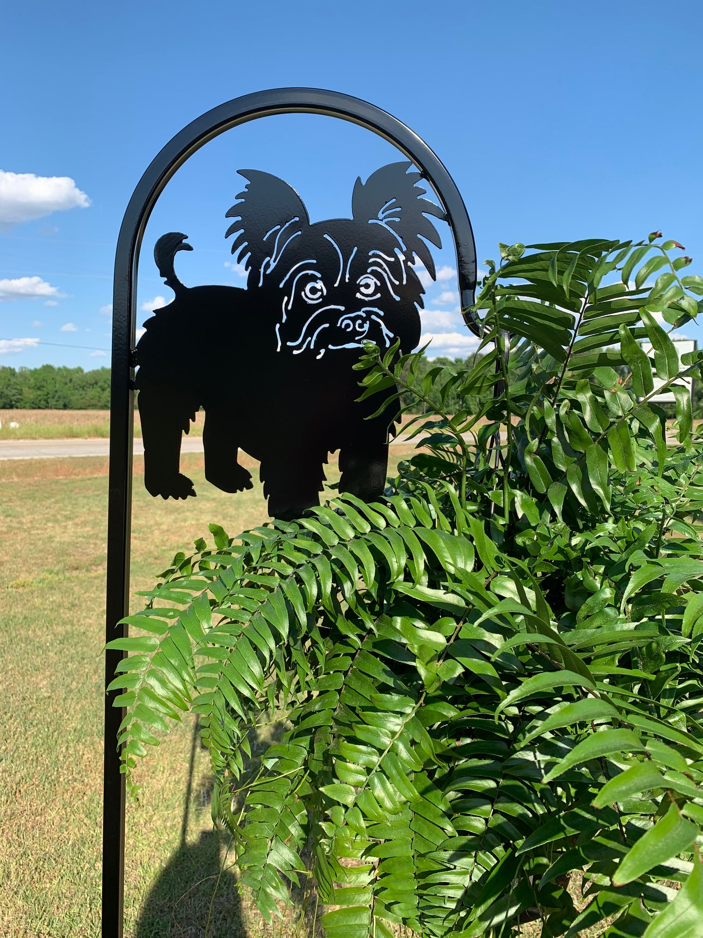 Custom Pet Display Shepherd Hook with your Breed Choice- Your Color Choice with Powder Coated Finish-Four Base/ Display Options
