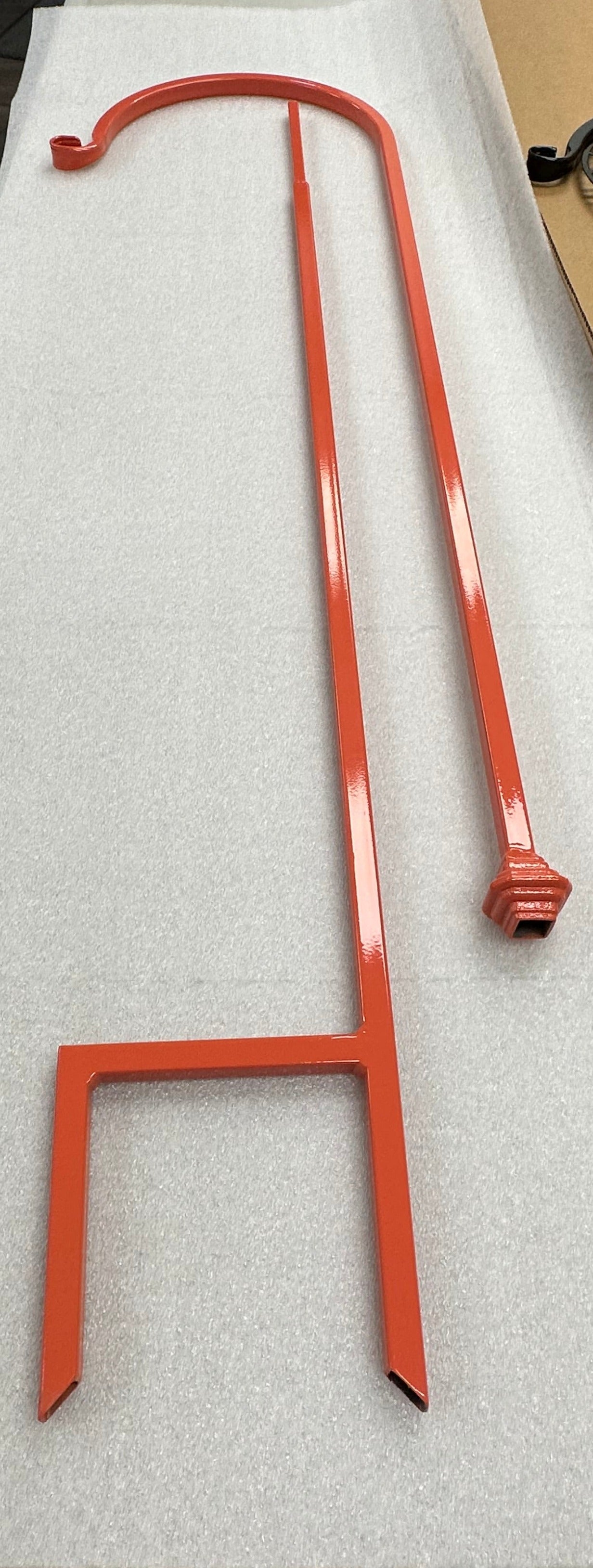 80" Shepherd Hook Metal Very Sturdy- Your color choice-Your Base/Display Choice- Hanger for large/tall wind chimes.