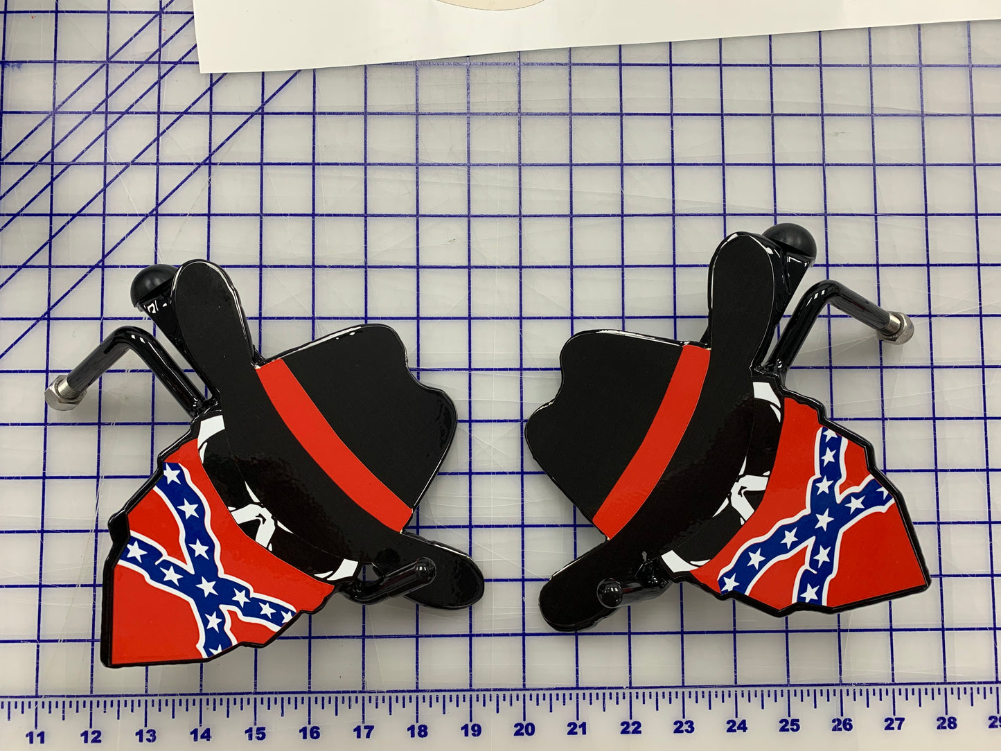 Create Your CUSTOM Foot Pegs-Your color choice-Your design Choice- Powder Coated Twice for Durability and Protection