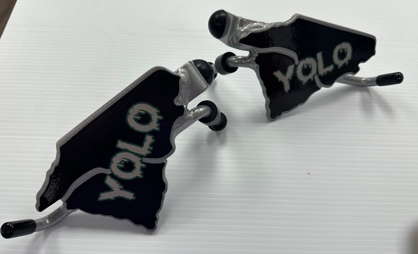 Create Your CUSTOM Foot Pegs-Your color choice-Your design Choice- Powder Coated Twice for Durability and Protection