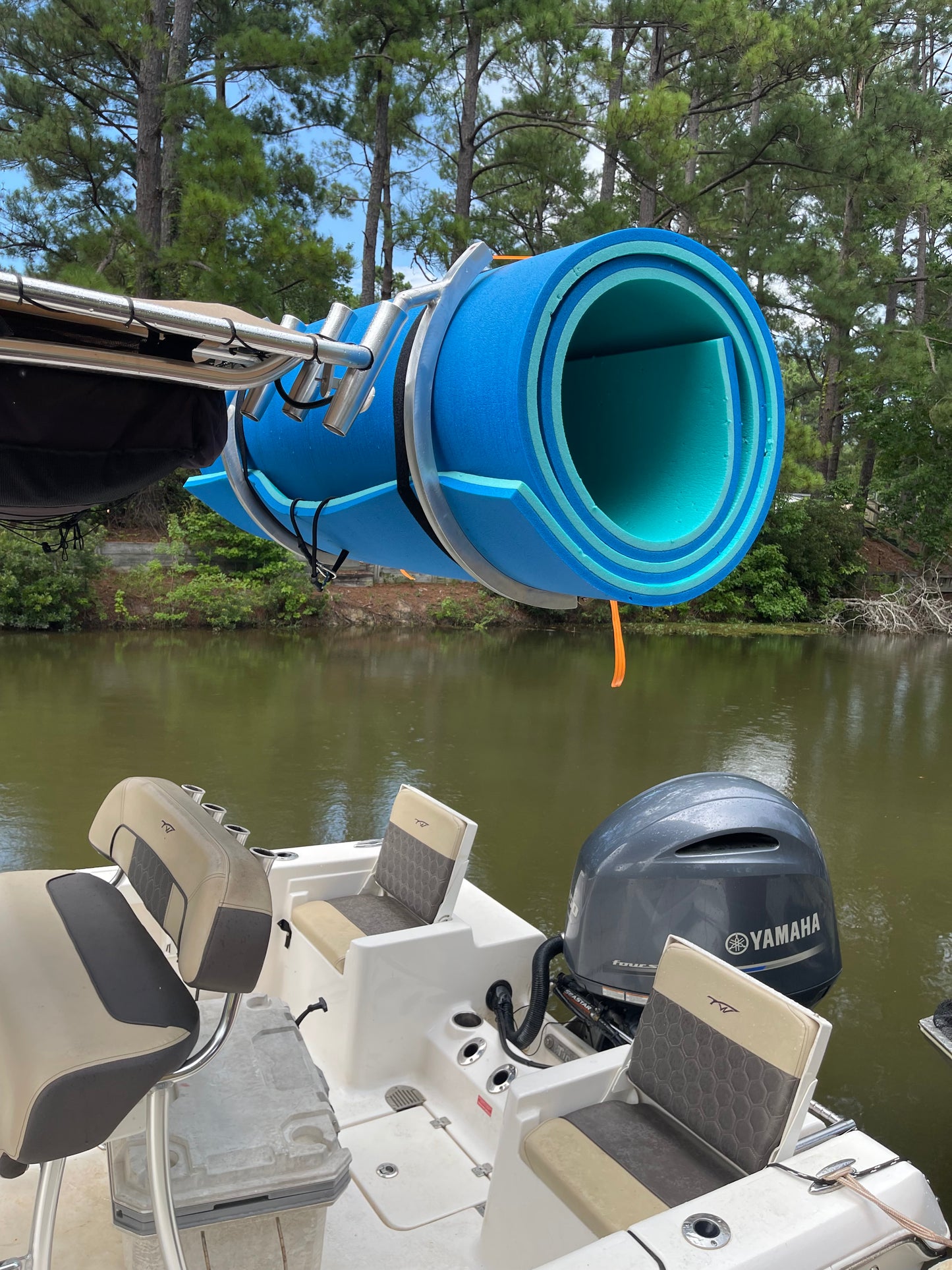 Floating Water Mat/Pad Storage/Carry Rack for Center Console Boats-Your Color Choice