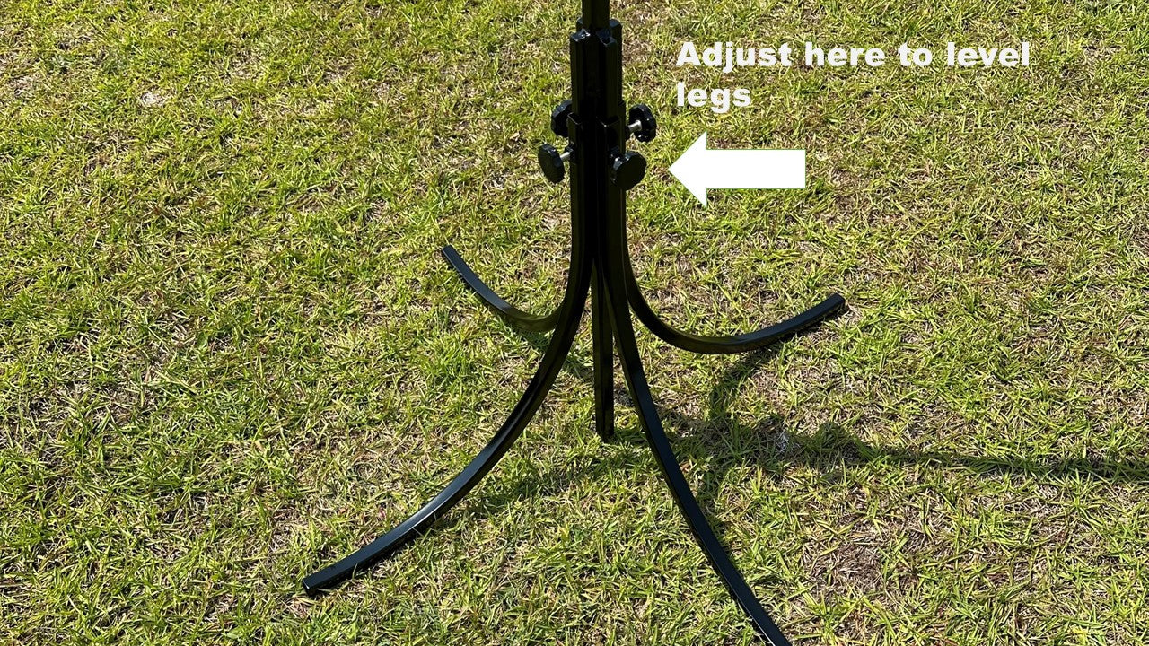 Double Free Standing Very Sturdy Shepherd Hook - Plant /Bird Feeder/ Wind Chime hanger 60" Tall Metal Powder Coated Your Color Choice
