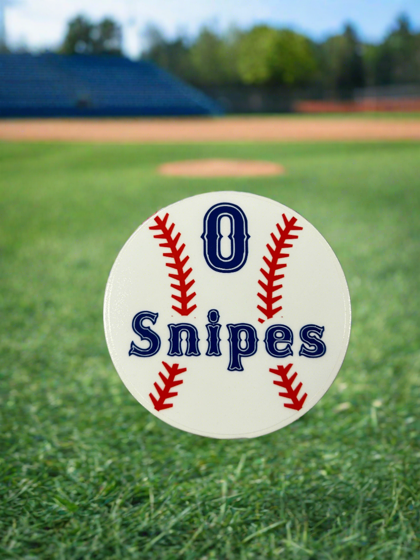 Custom Baseball Receiver Hitch Cover- With name and player number.