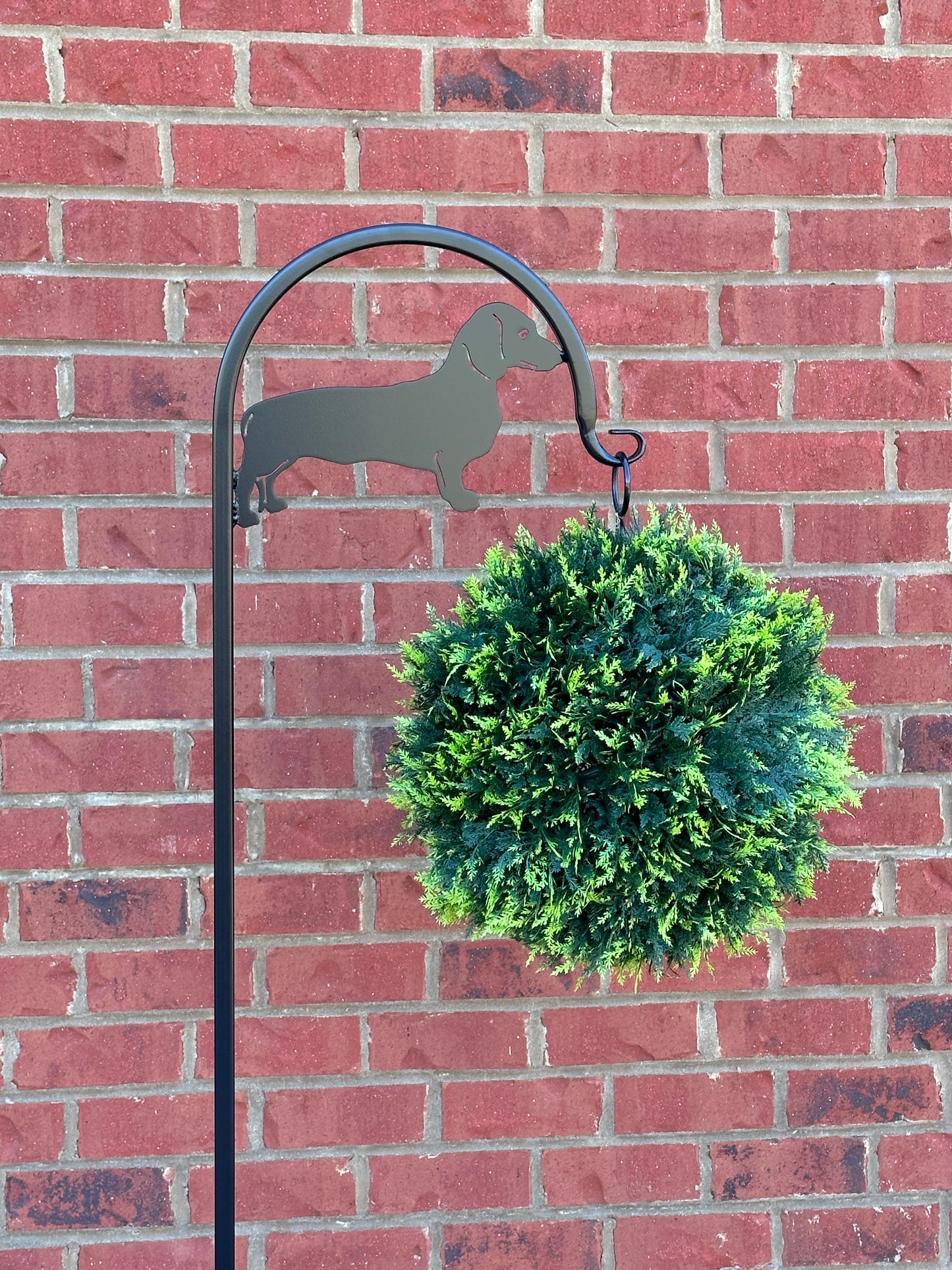 Custom Pet Display Shepherd Hook with your Breed Choice- Your Color Choice with Powder Coated Finish-Four Base/ Display Options