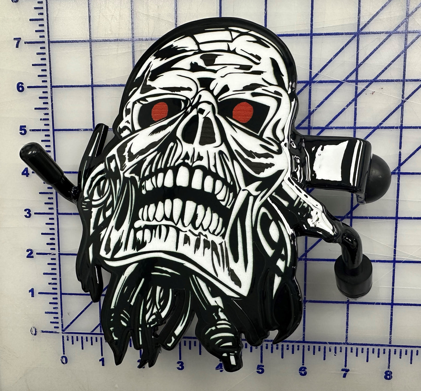 Pair of Skull Foot Pegs your color choice