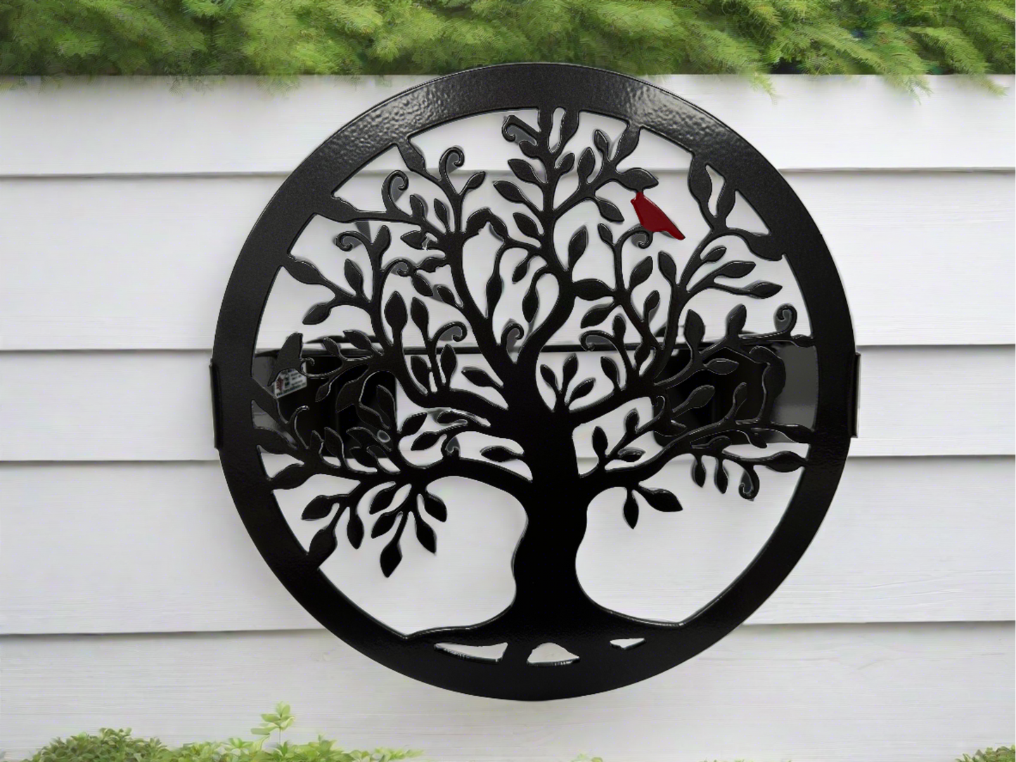 Custom Water Hose Hanger, Custom Garden Hose Holder, Tree of Life Design, Post Mount or Wall Mount, Your Choice