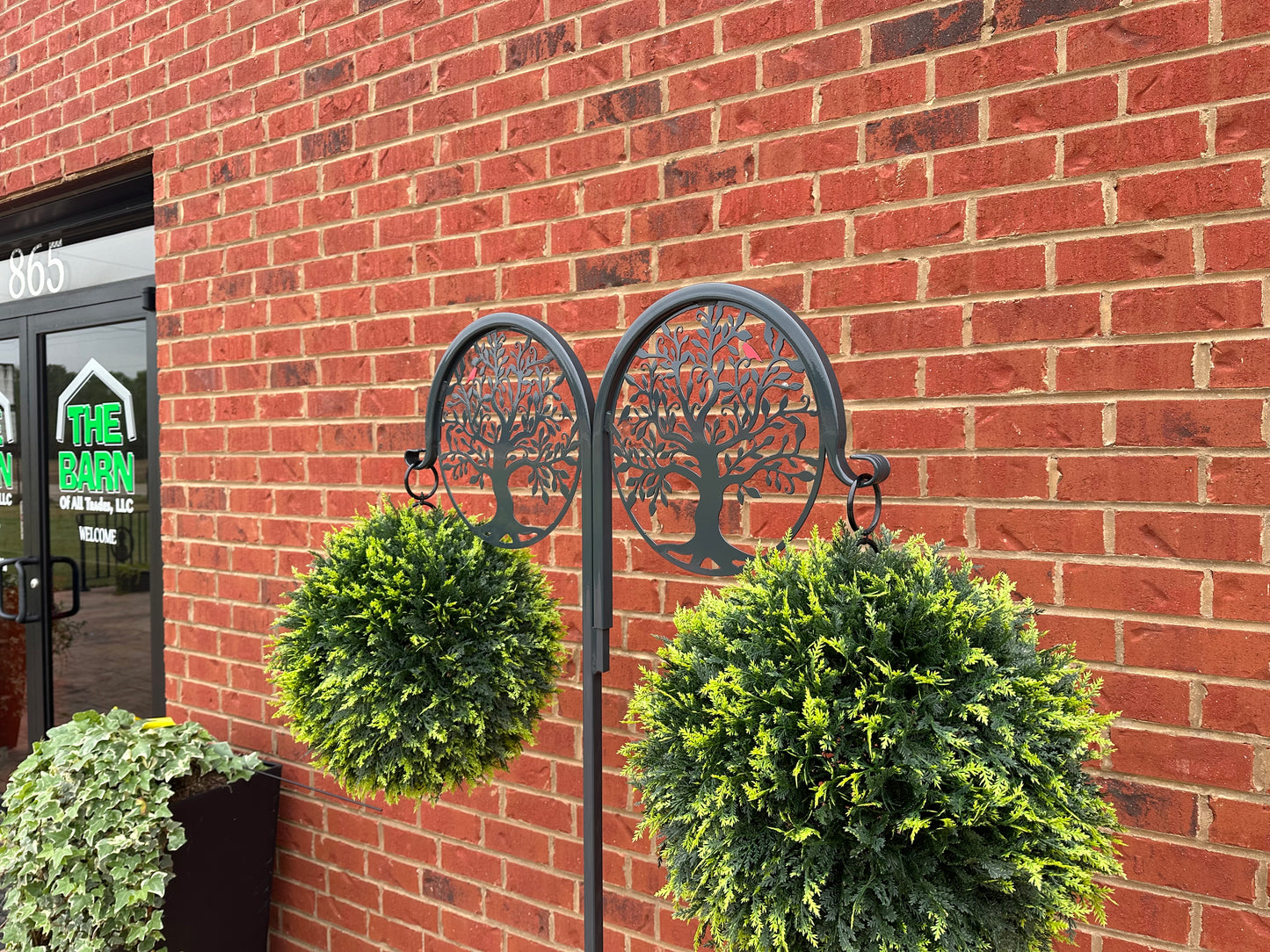 Double Tree of Life Shepherd Hook