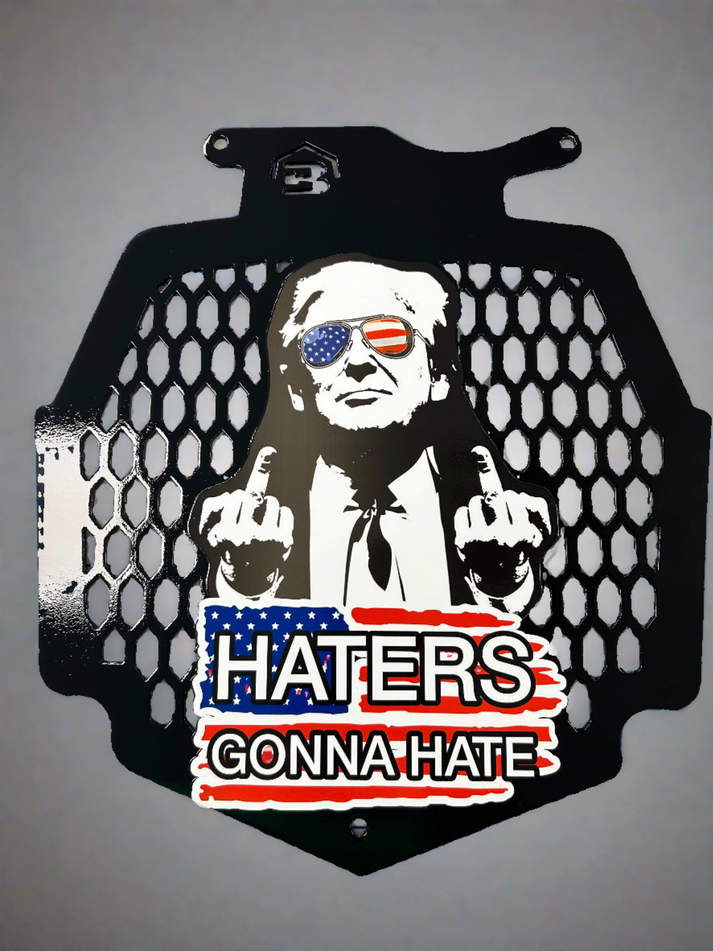 Haters Gonna Hate Radiator cover fits Can Am Outlander Max XMR 450 570 650 850 1000 - Your Color Choices