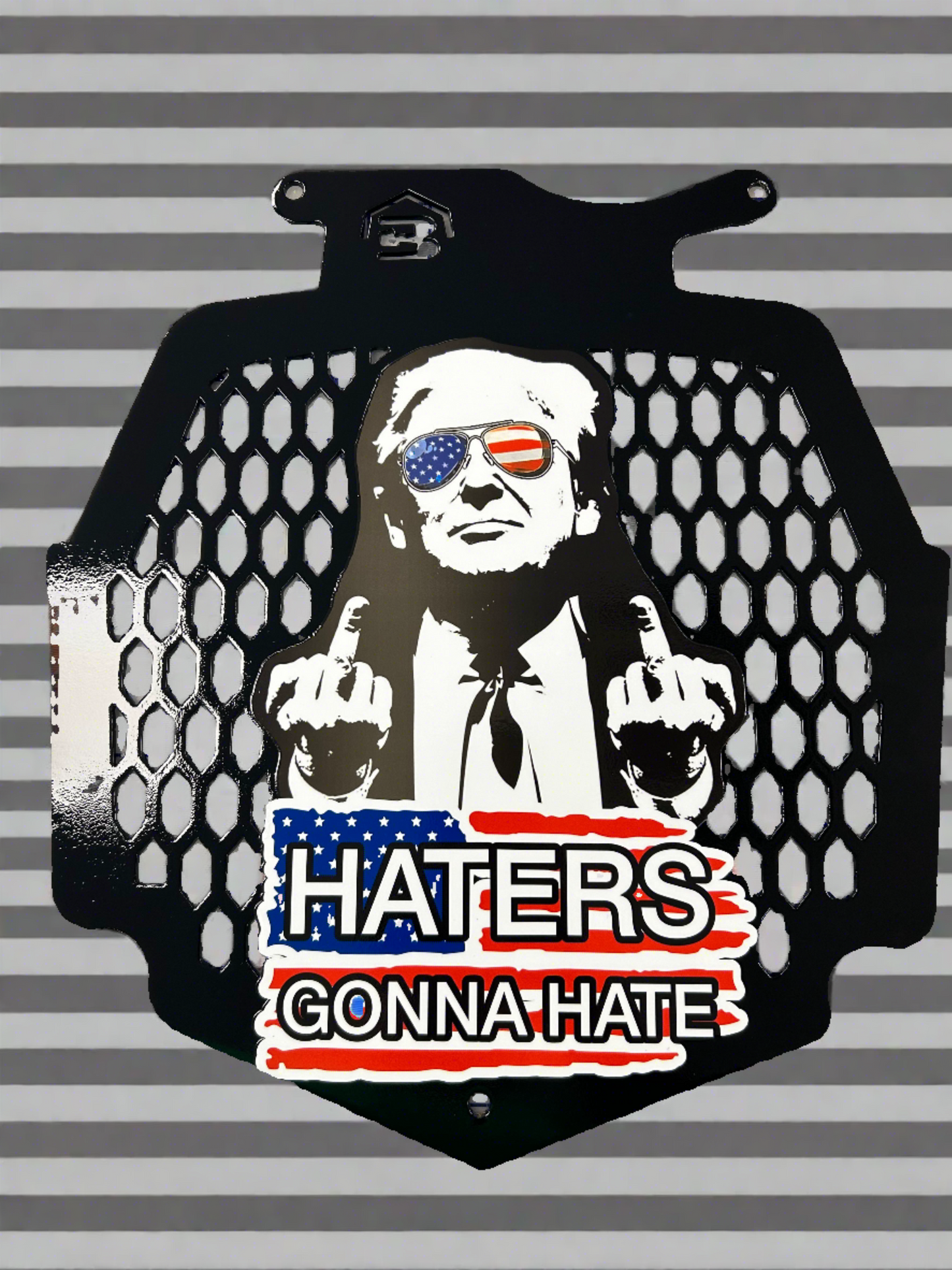 Haters Gonna Hate Radiator cover fits Can Am Outlander Max XMR 450 570 650 850 1000 - Your Color Choices