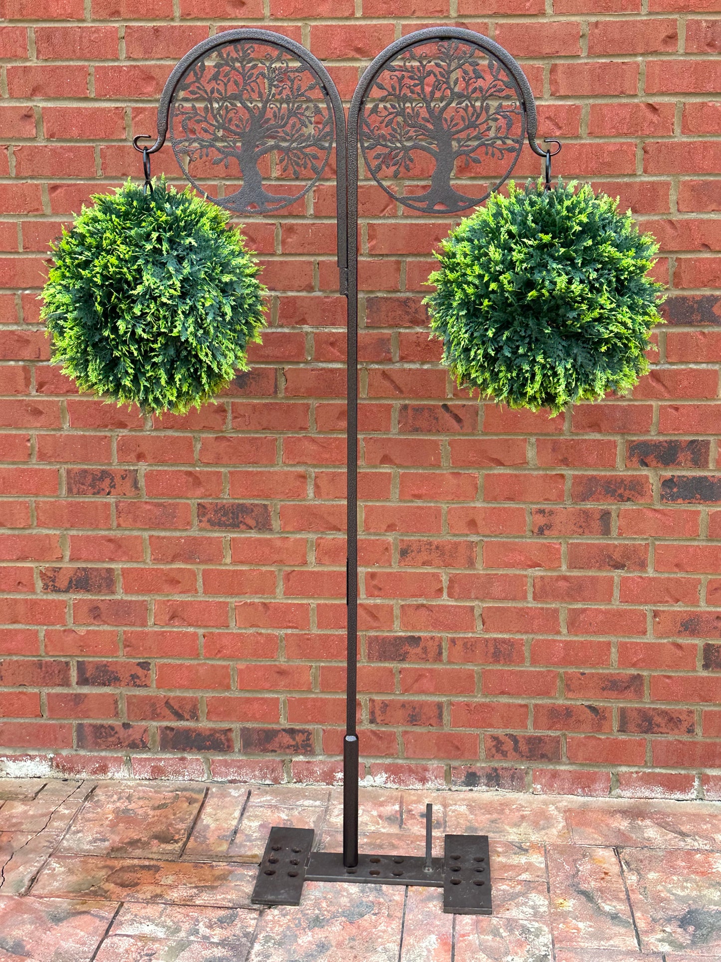 Double Tree of Life Shepherd Hook