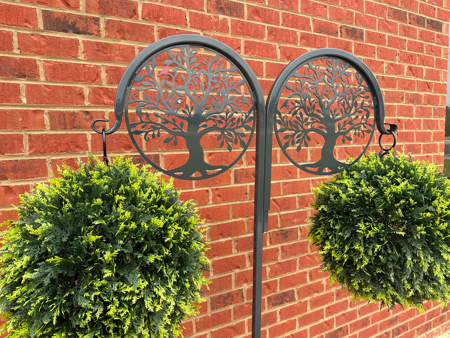 Double Tree of Life Shepherd Hook