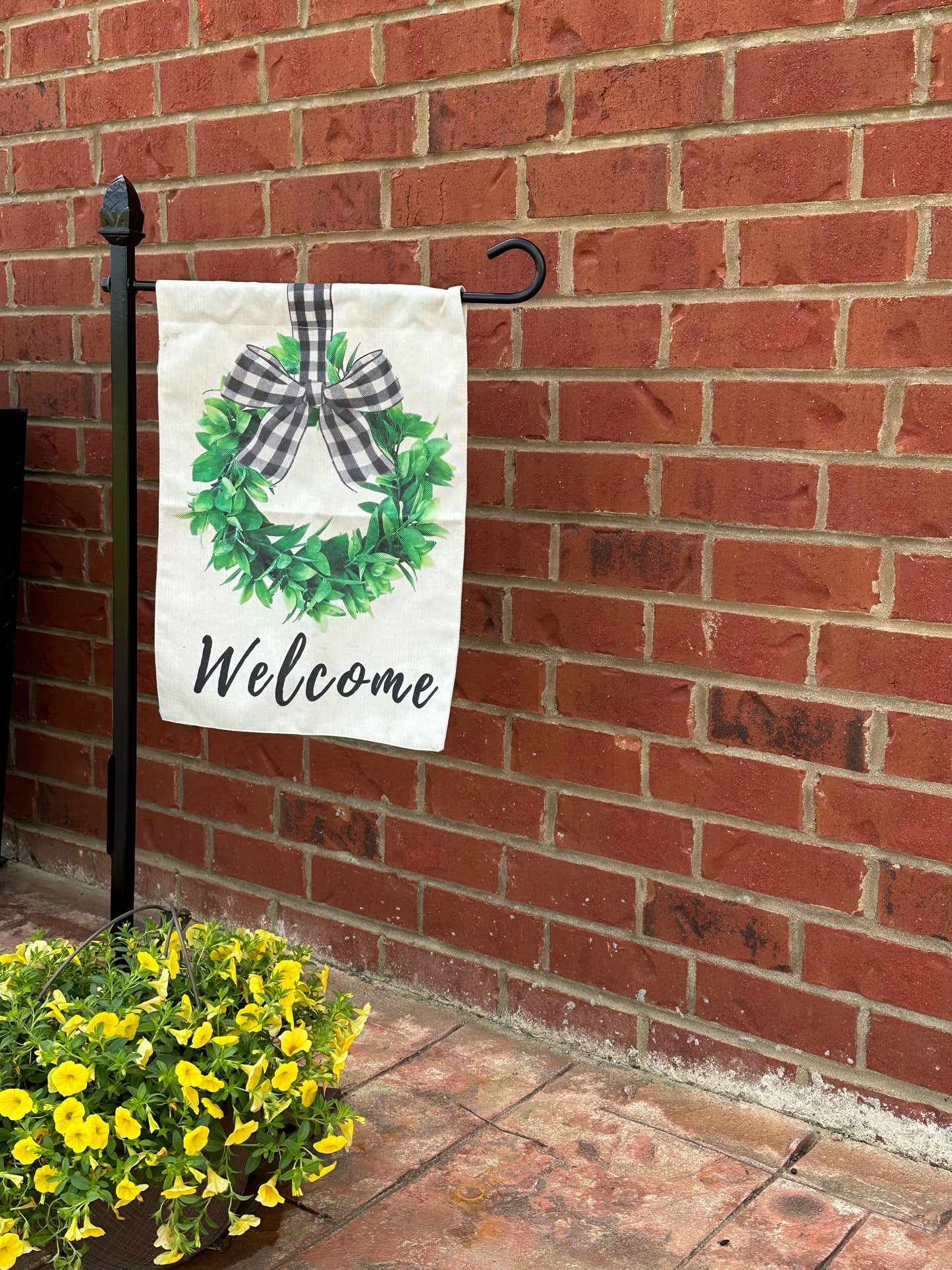 Garden Flag Holder Very Sturdy Powder Coated your color choice- Choose your topper-Choose your display