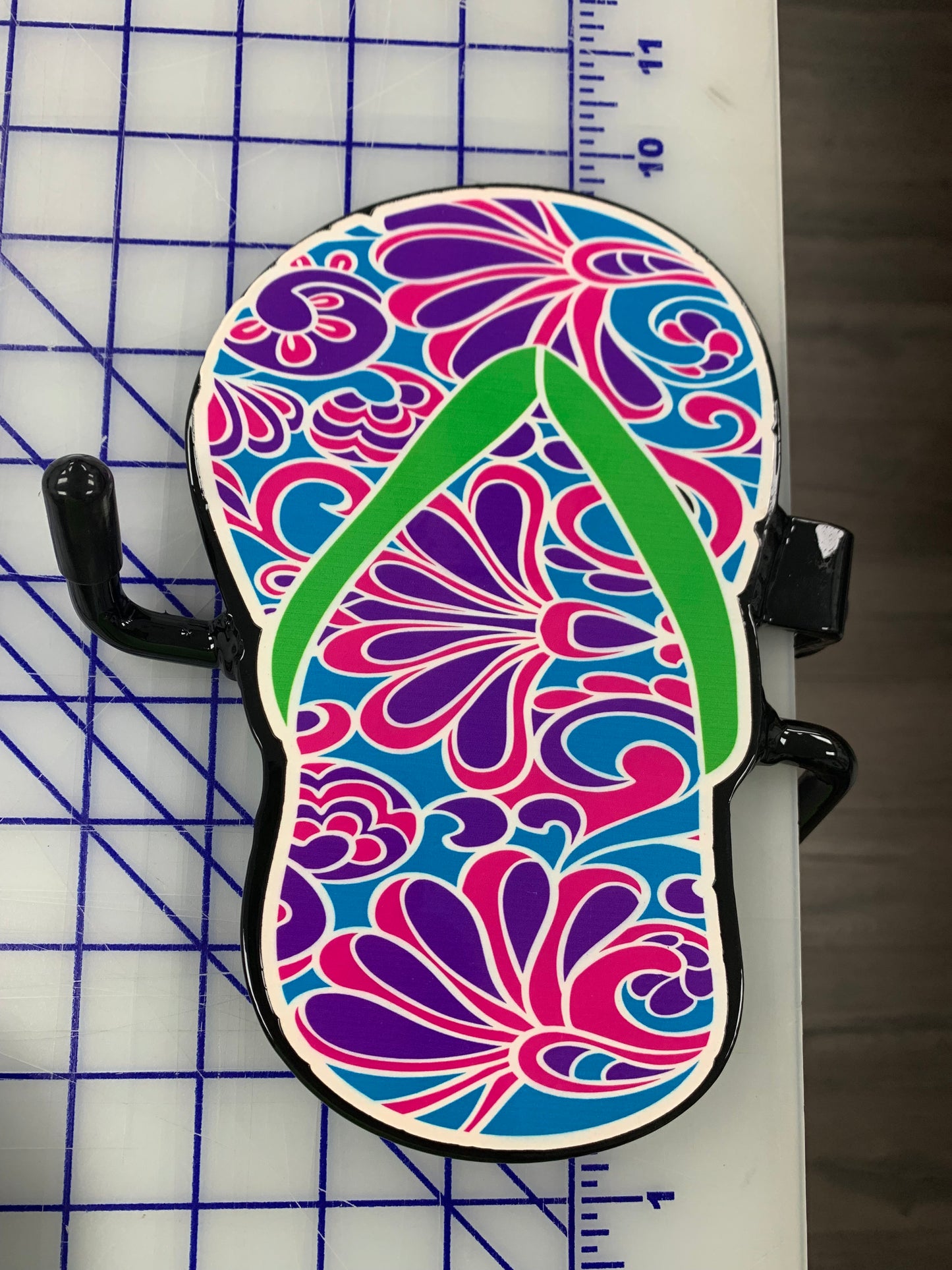 Pair of Colorful Flip Flop Foot Pegs your base color choice- your strap/thong color choice