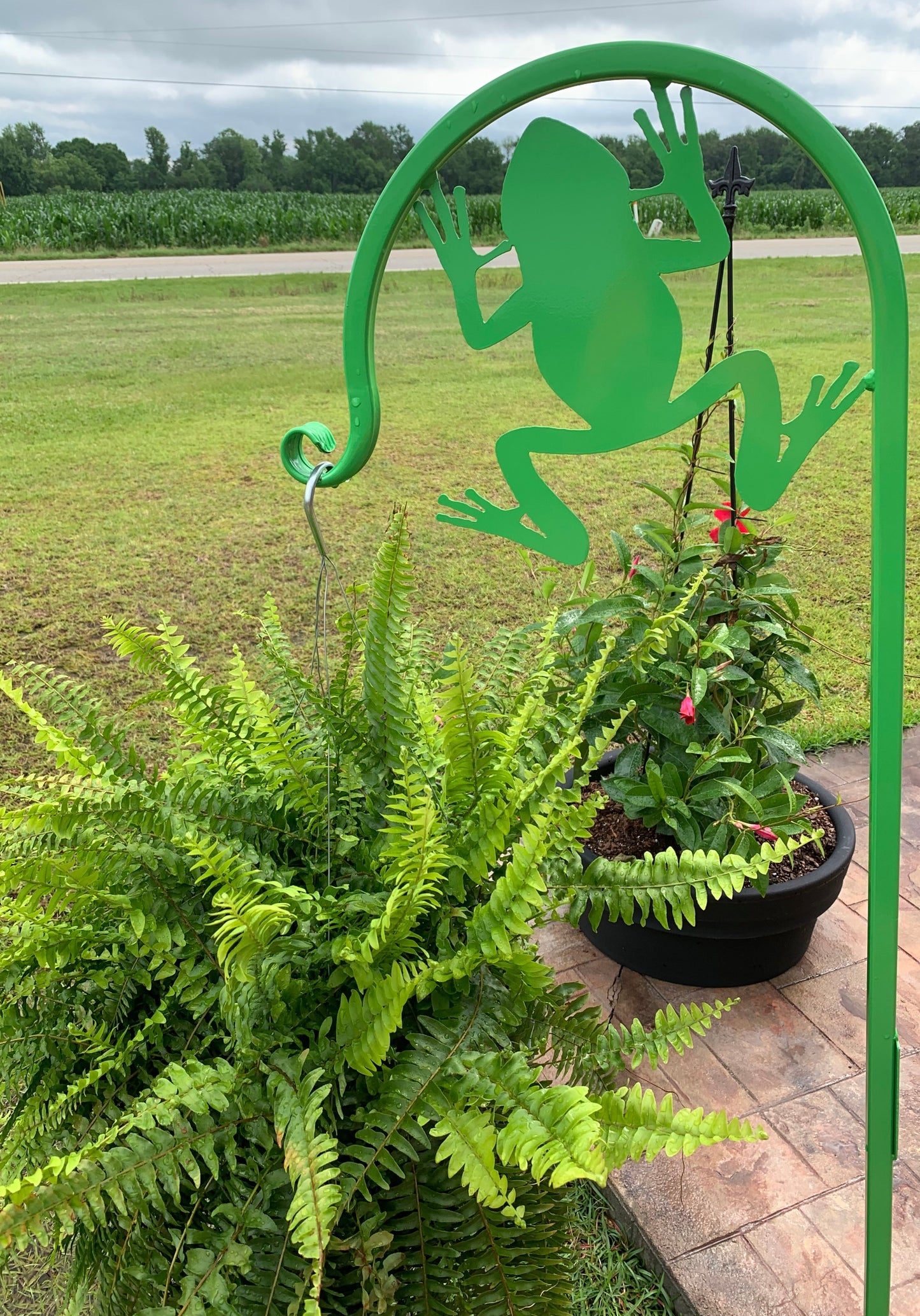Frog Shepherd Hook