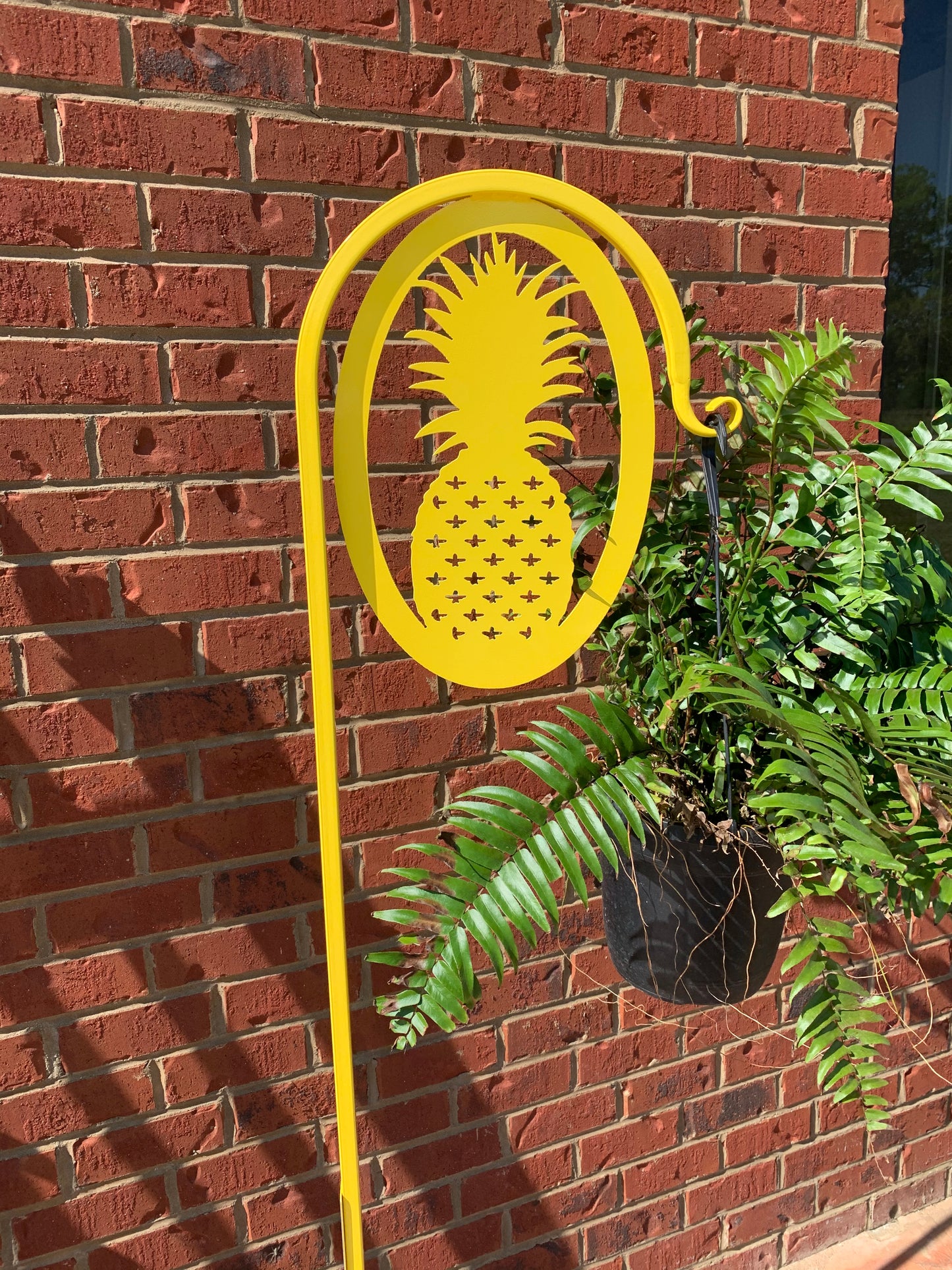 Pineapple Shepherd Hook- Display anywhere with four options-Choose your colors