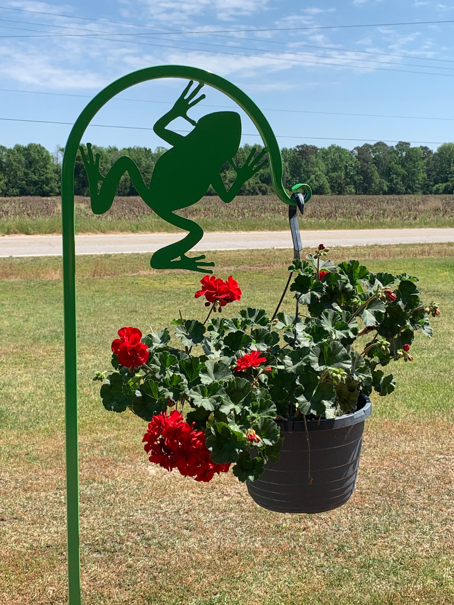 Frog Shepherd Hook