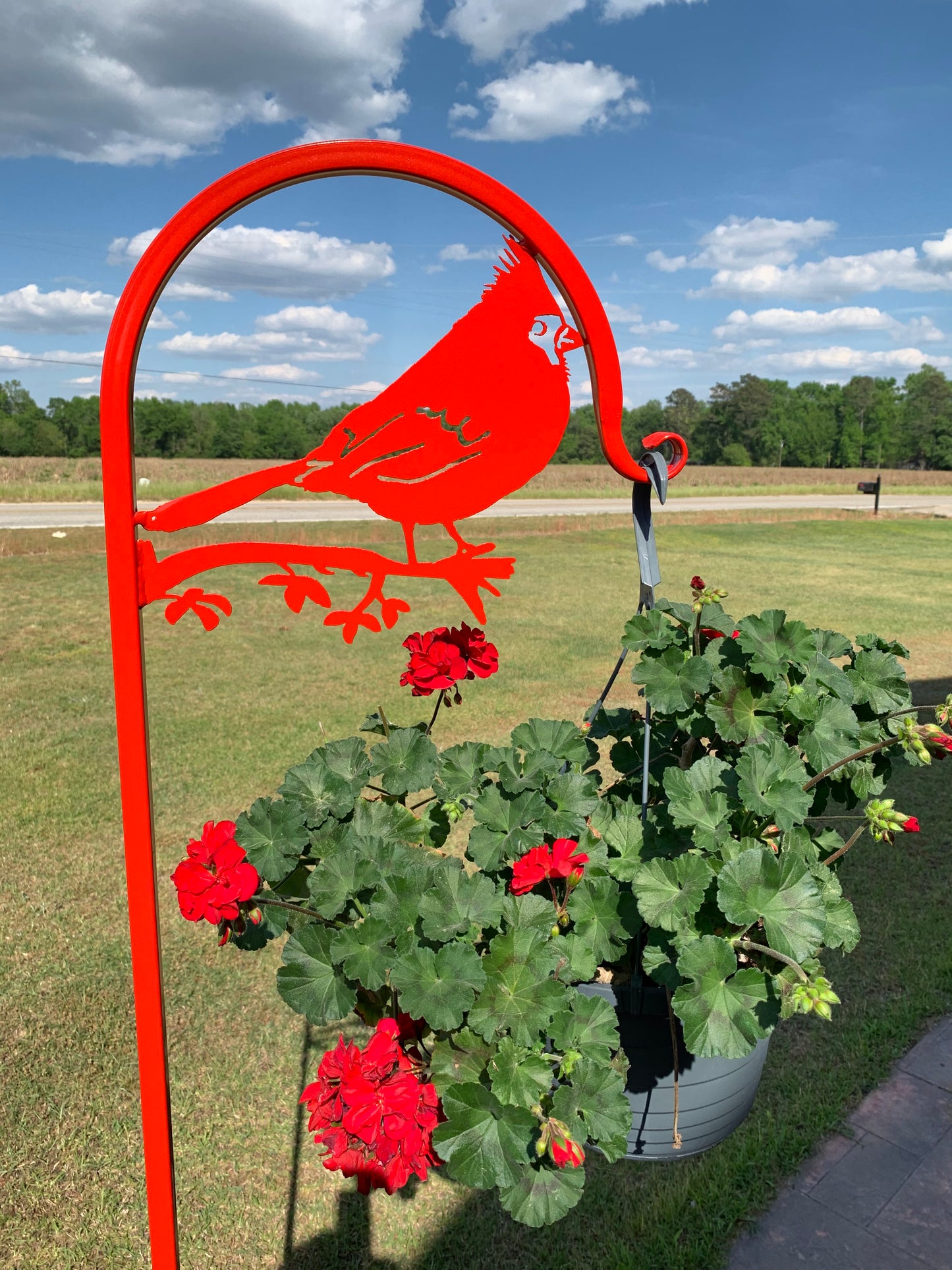 Red Bird/Cardinal Shepherd Hook
