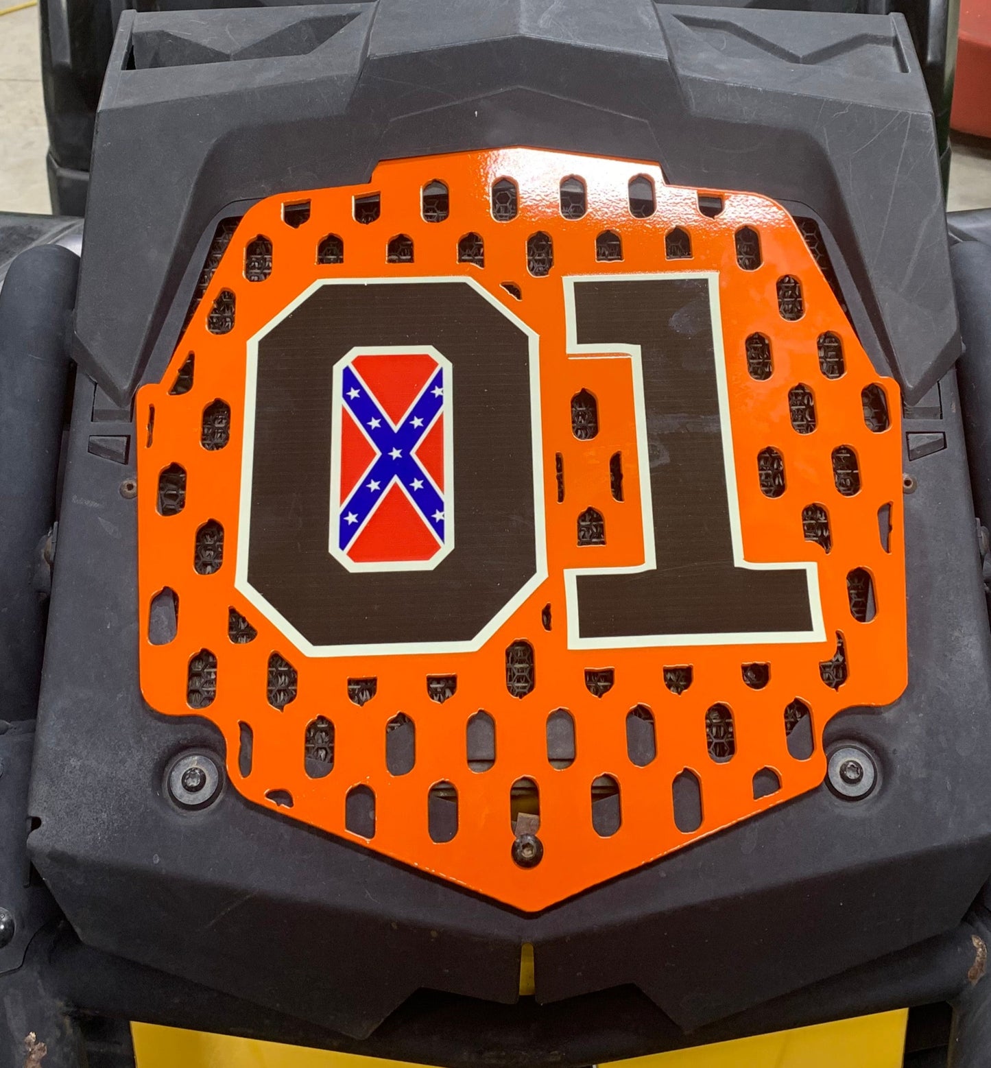 Radiator Cover-Orange 01- for Can Am Outlander Max XMR 450 570 650 850 1000