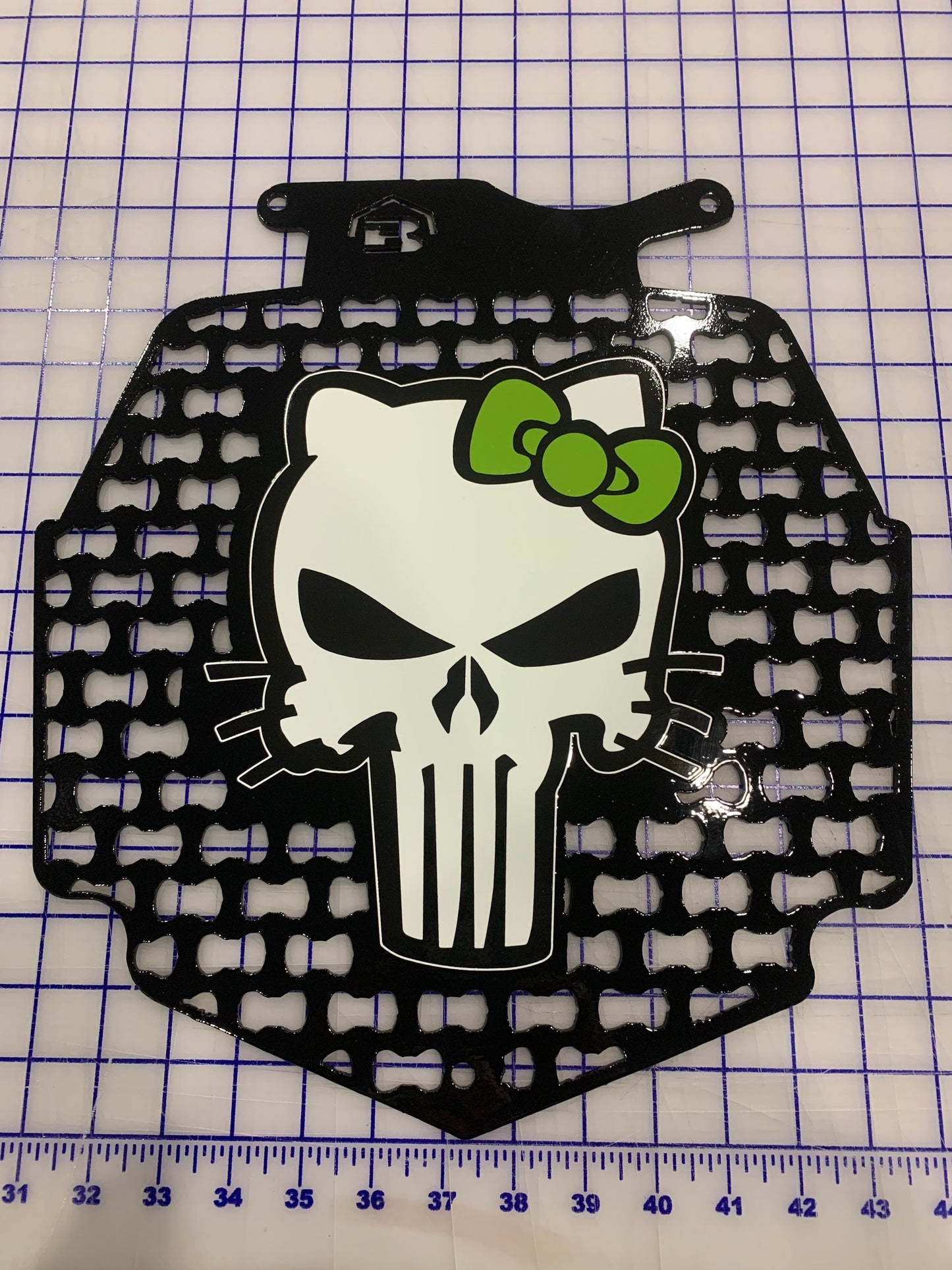 Kitty Punisher-Bad Kitty- Cover for Radiator on Can Am Outlander Max XMR 450 570 650 850 1000