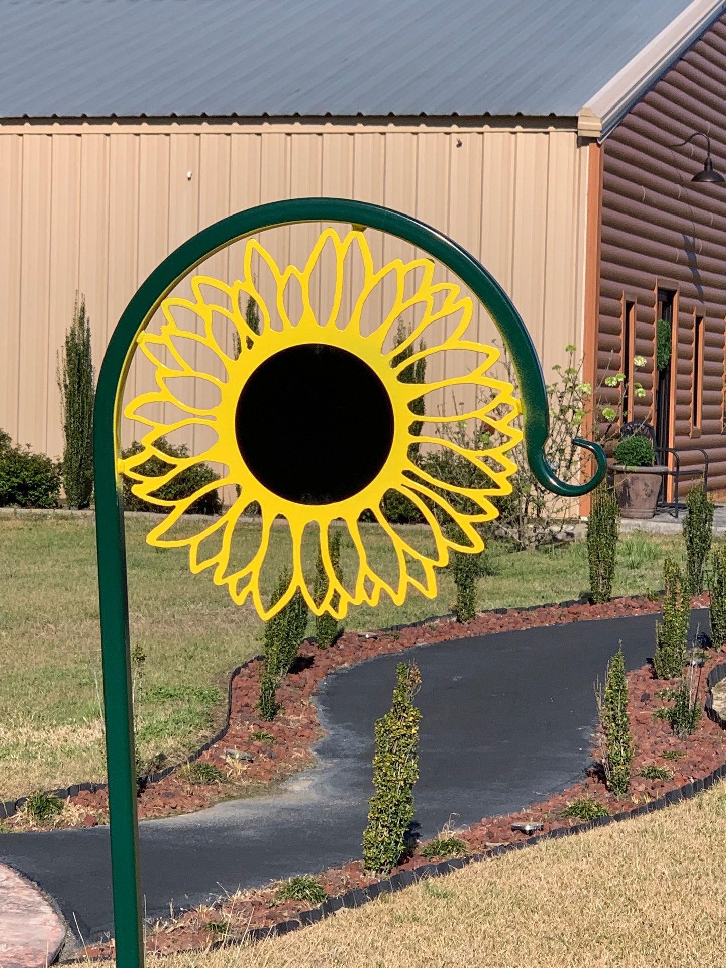 Sunflower Shepherd Hook