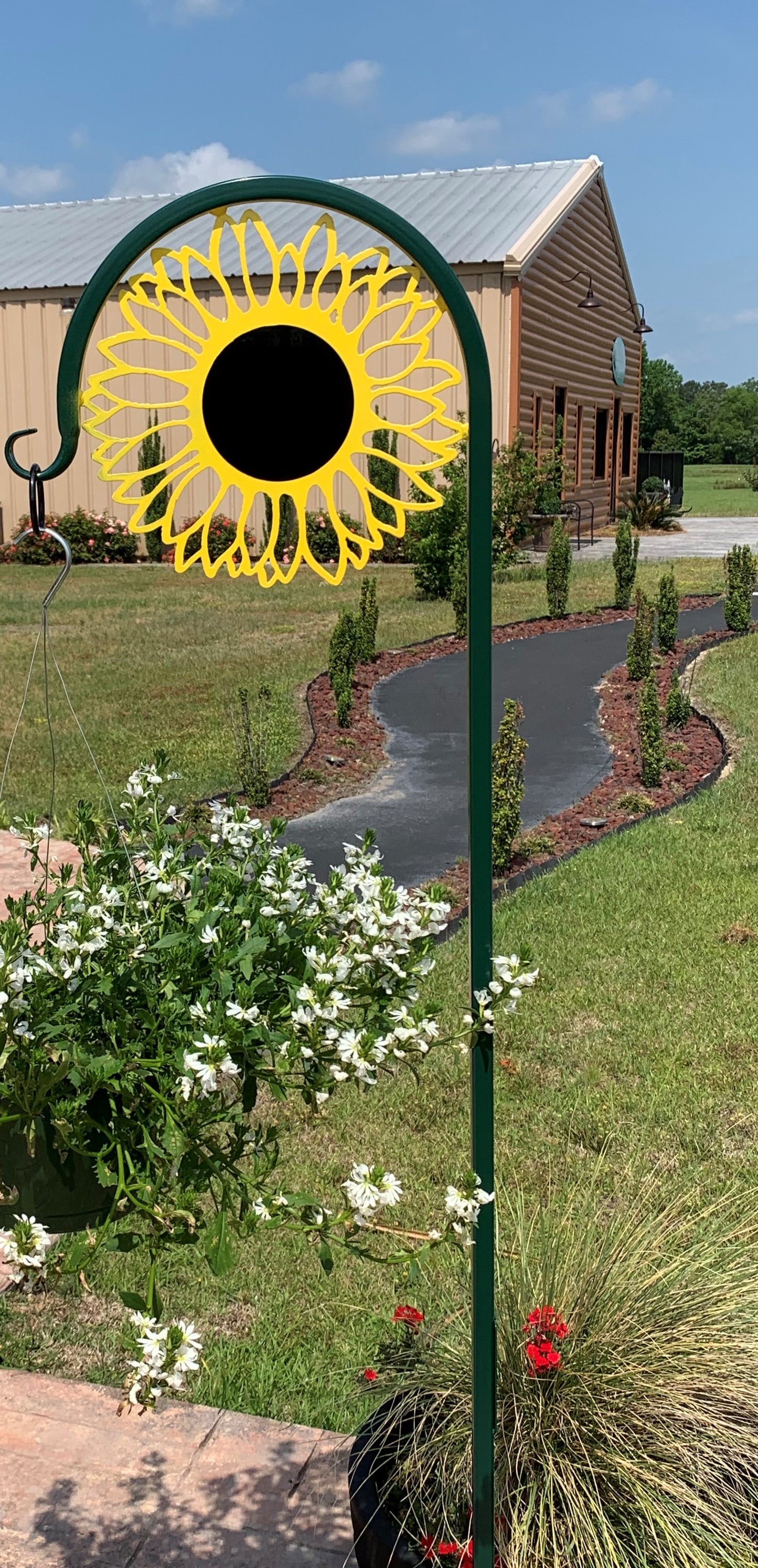 Sunflower Shepherd Hook