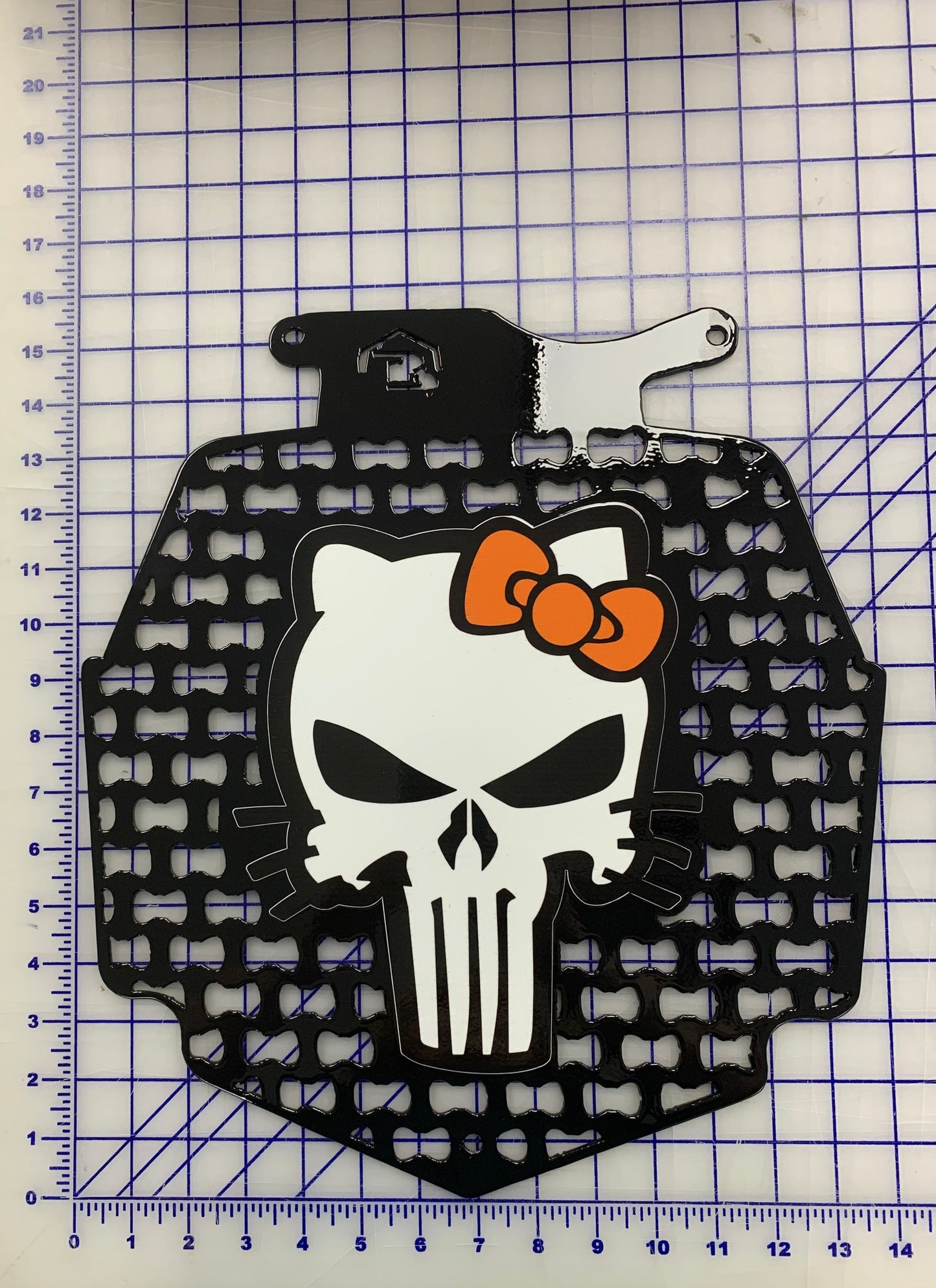 Kitty Punisher-Bad Kitty- Cover for Radiator on Can Am Outlander Max XMR 450 570 650 850 1000