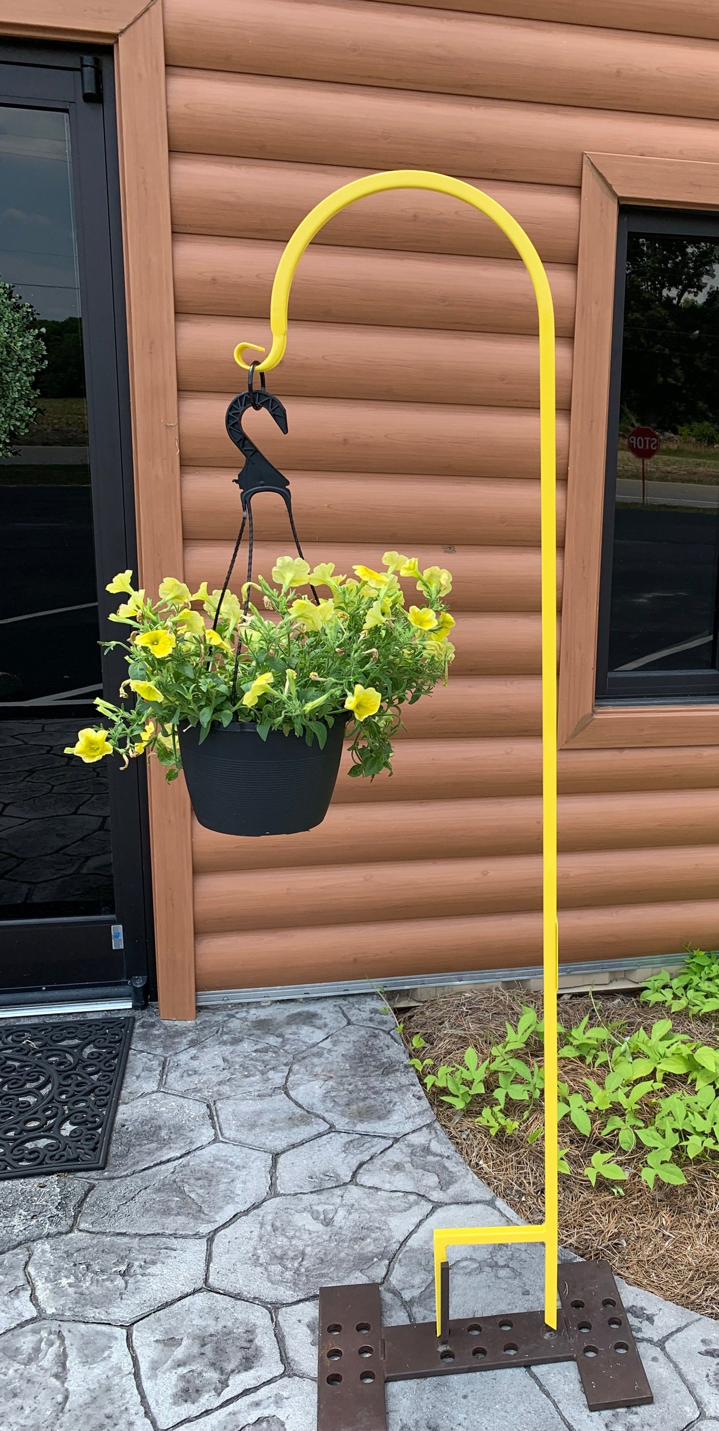 Shepherd Hook Metal Very Sturdy- Your color choice-Four display options