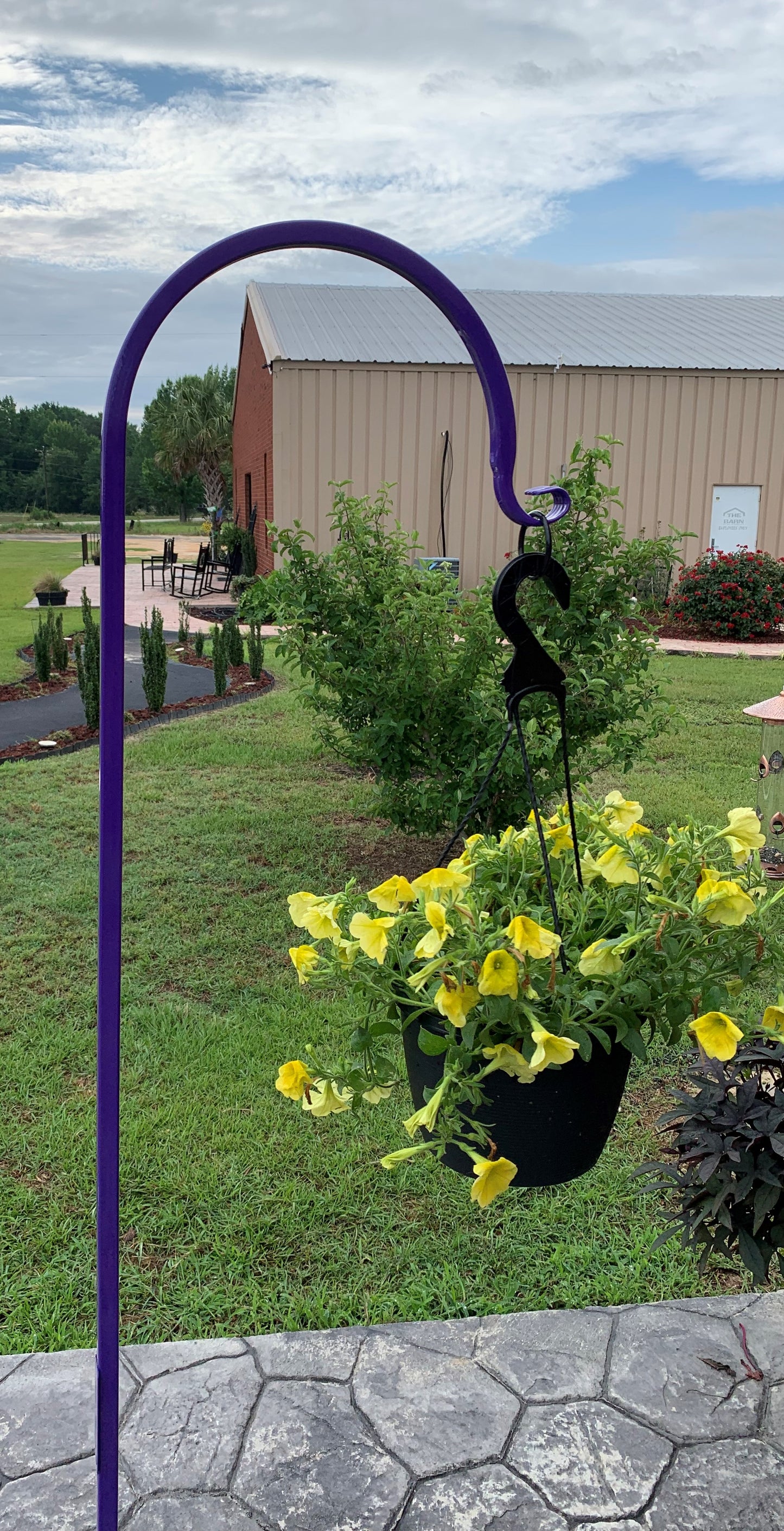 Shepherd Hook Metal Very Sturdy- Your color choice-Four display options