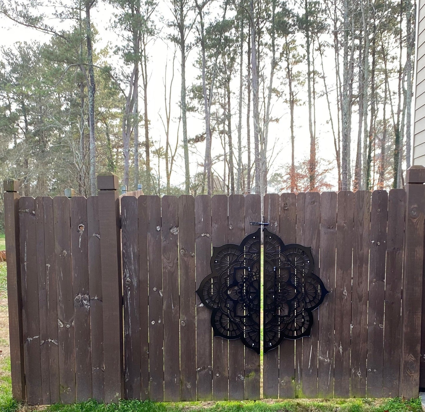 Decorative Gate Pull Handles-Metal-Your color choice