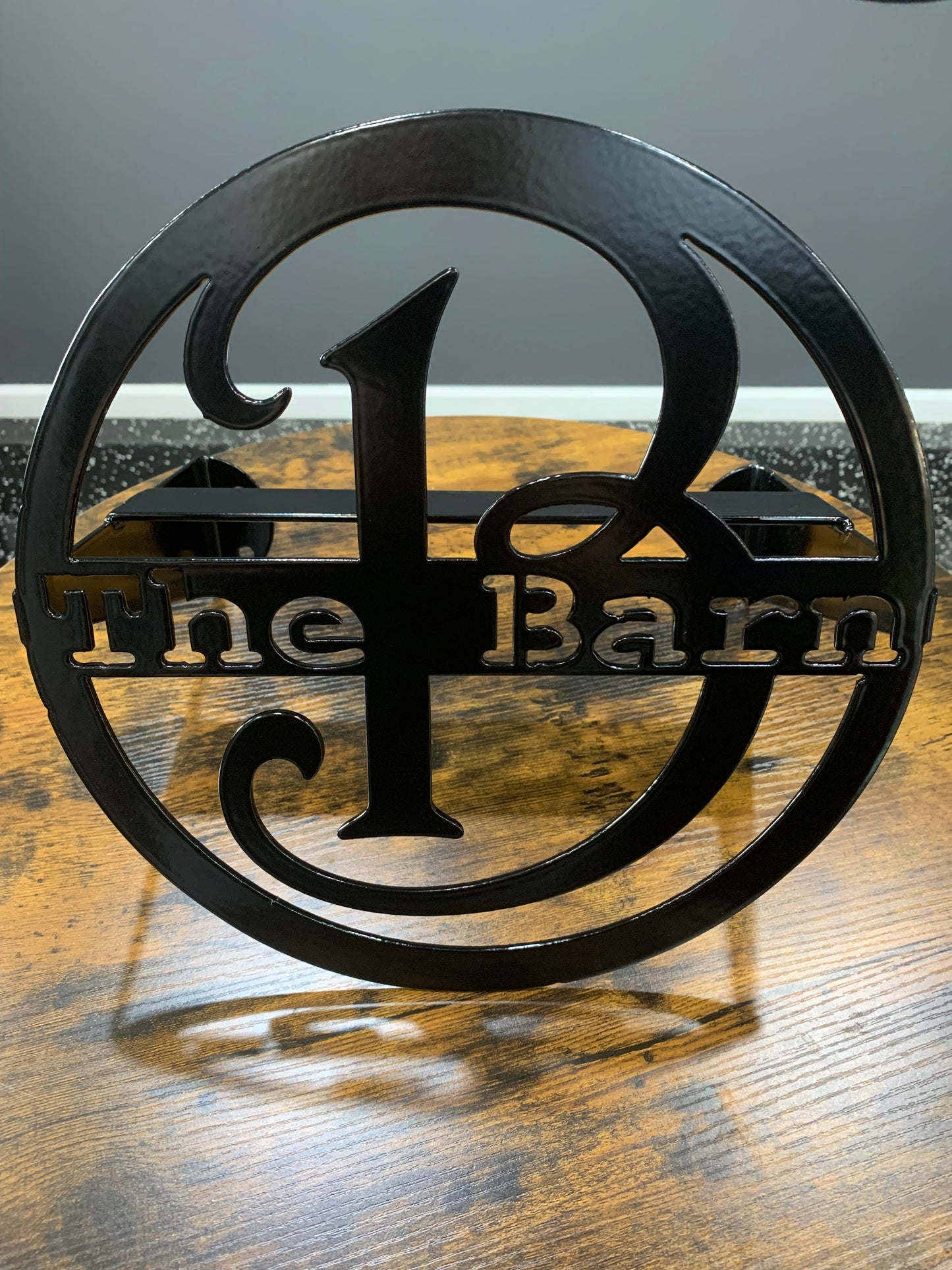 Initial wall/door hang with Your name/text choice and Your color choice